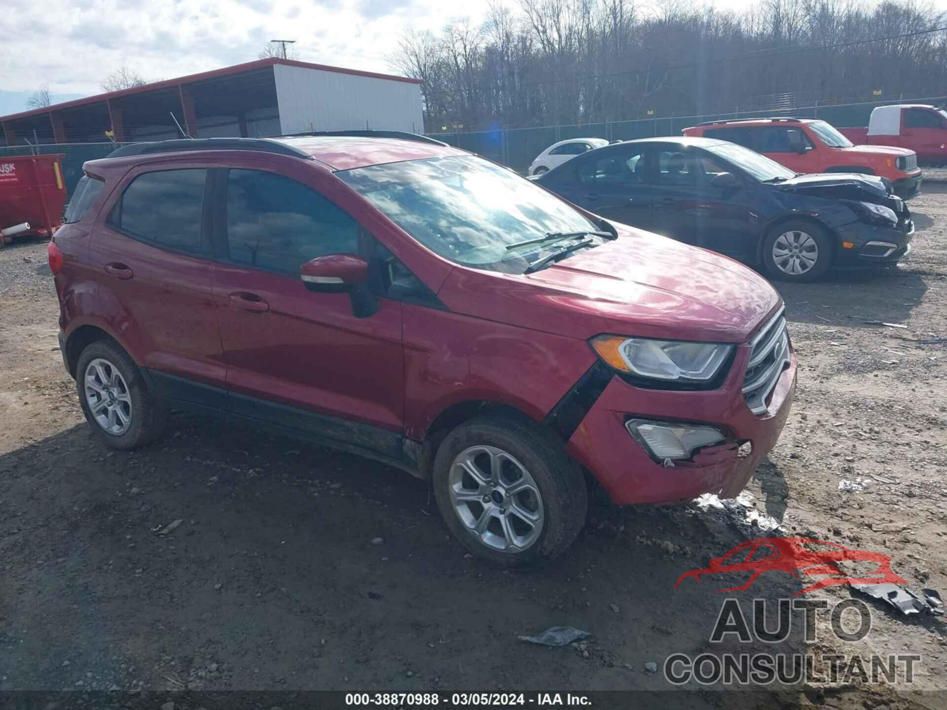 FORD ECOSPORT 2018 - MAJ6P1ULXJC236550