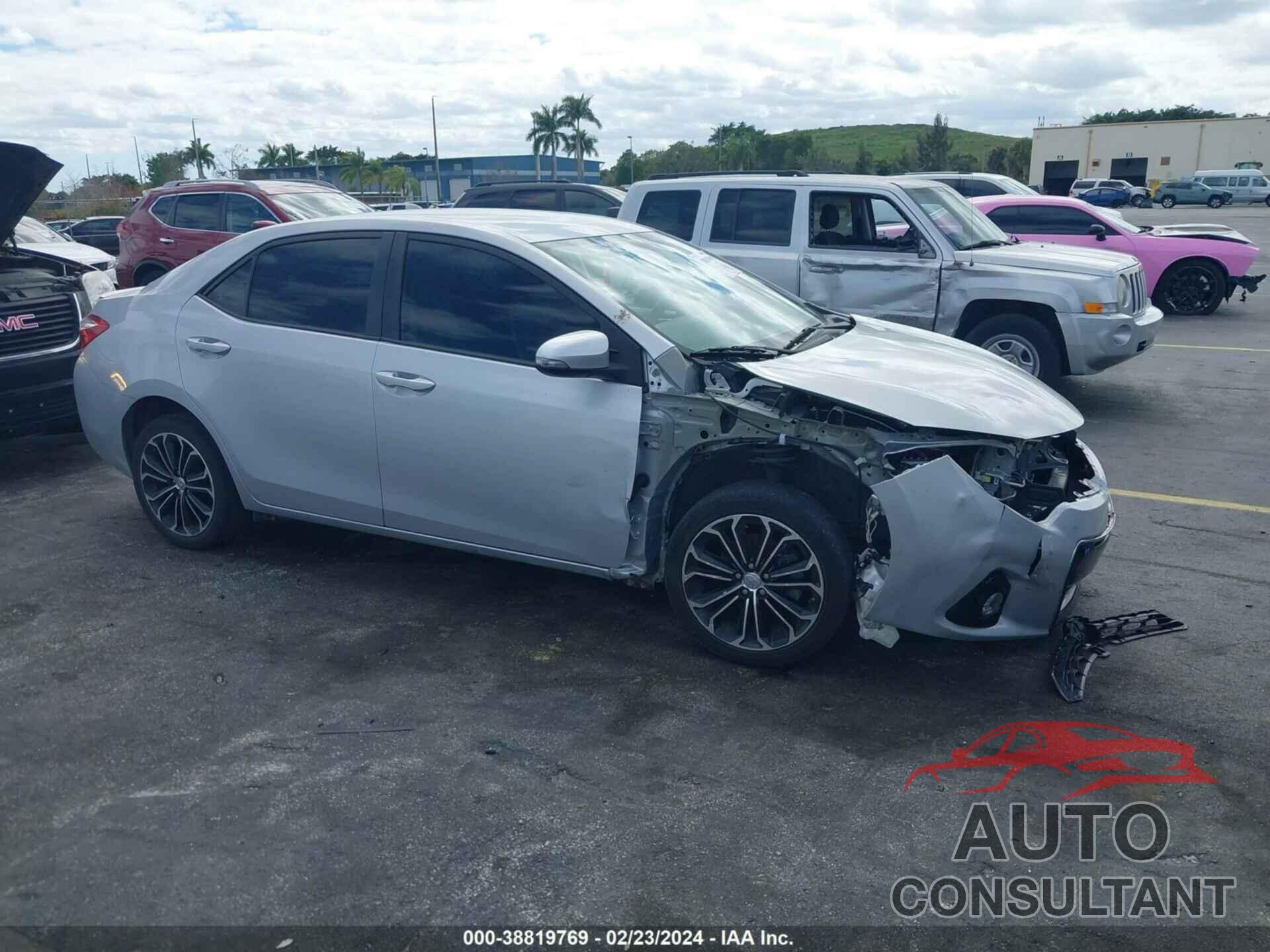 TOYOTA COROLLA 2016 - 2T1BURHEXGC594940