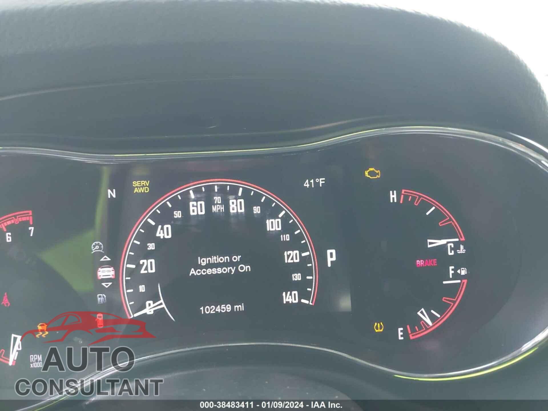 DODGE DURANGO 2017 - 1C4SDJCTXHC652823