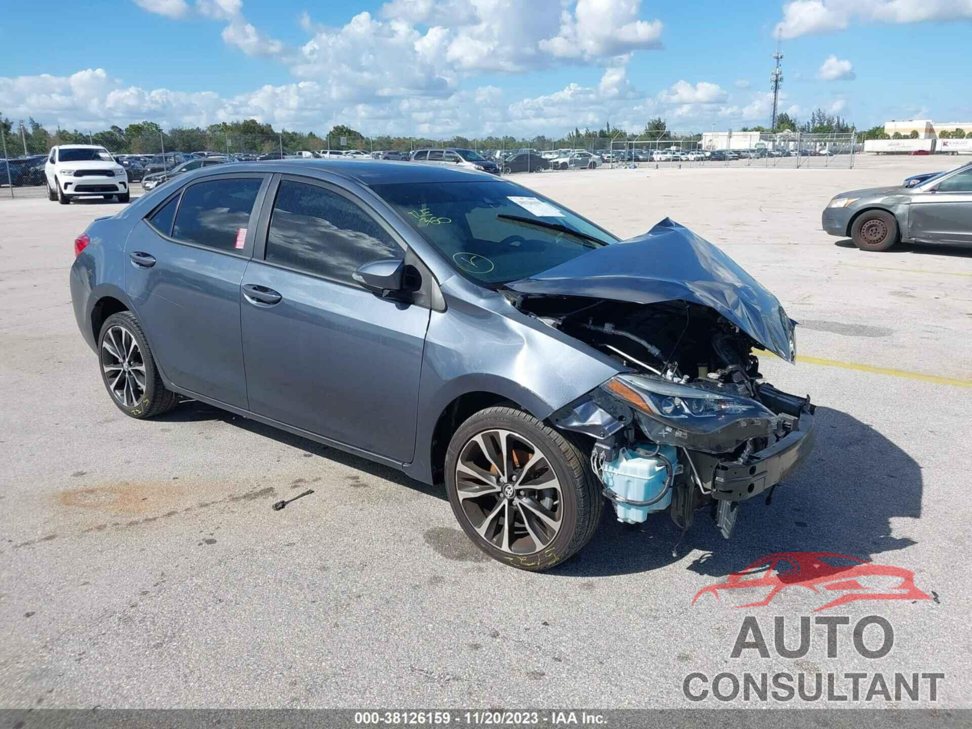 TOYOTA COROLLA 2018 - 5YFBURHE3JP827564