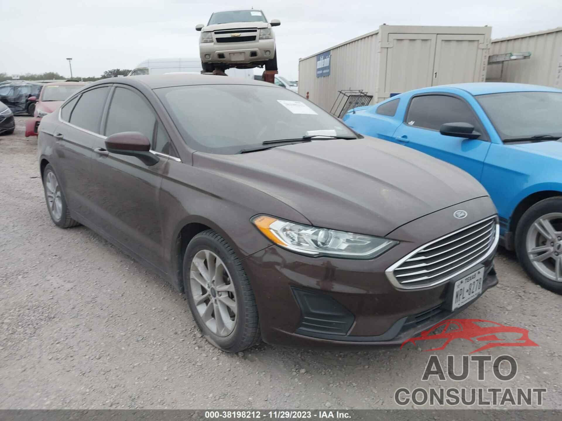 FORD FUSION 2019 - 3FA6P0HDXKR198298