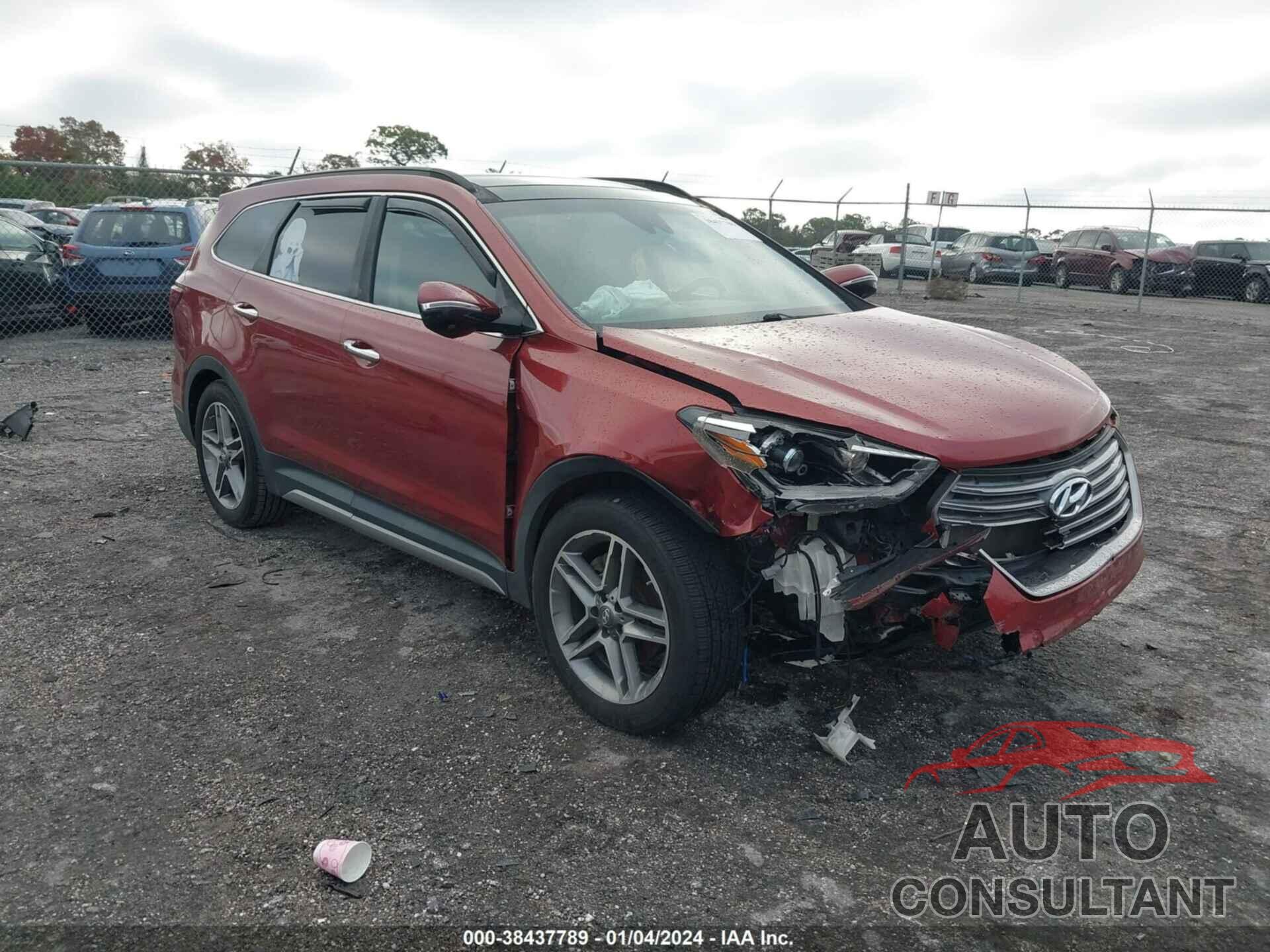 HYUNDAI SANTA FE 2017 - KM8SR4HF7HU179250