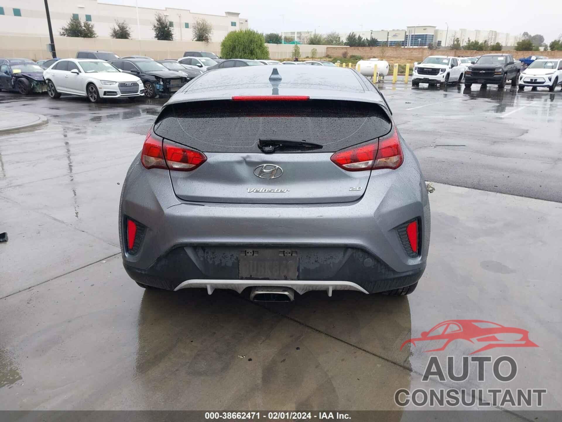 HYUNDAI VELOSTER 2019 - KMHTG6AF1KU006590