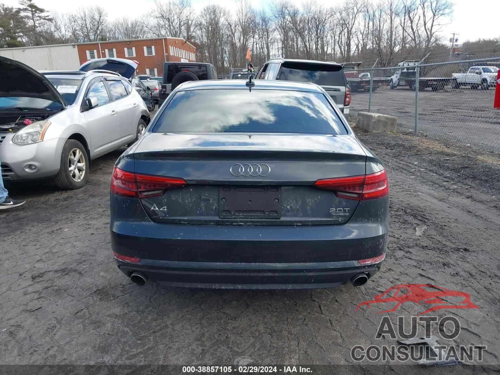 AUDI A4 2017 - WAUANAF46HN060026