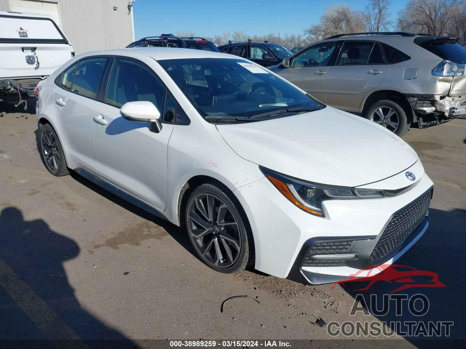 TOYOTA COROLLA 2020 - JTDS4RCEXLJ024121