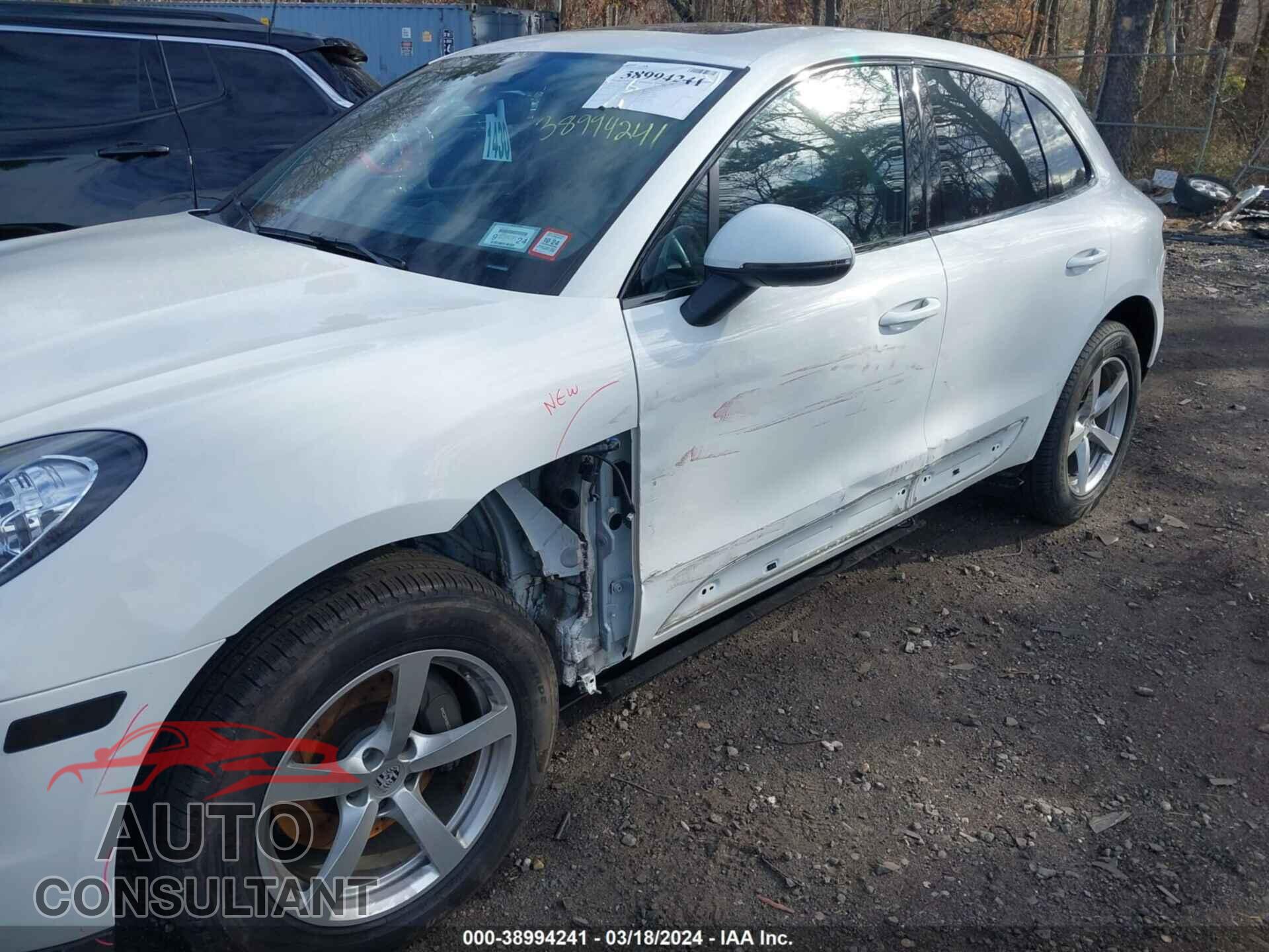 PORSCHE MACAN 2017 - WP1AA2A5XHLB09033