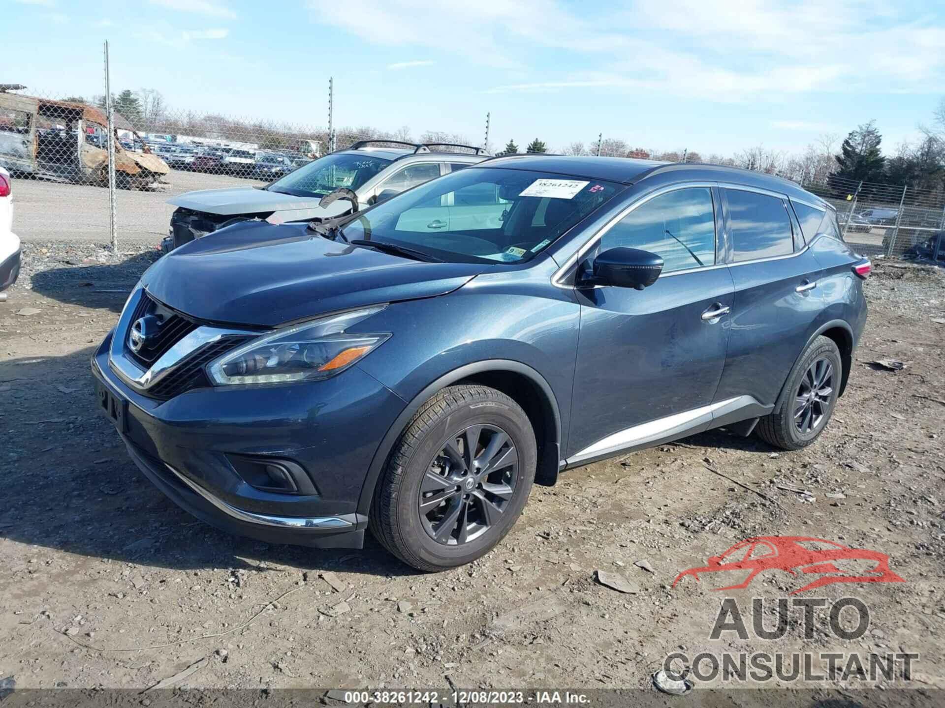 NISSAN MURANO 2018 - 5N1AZ2MH6JN186861