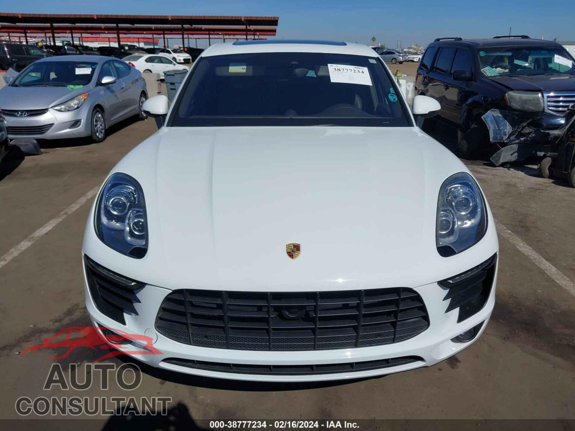 PORSCHE MACAN 2016 - WP1AB2A53GLB49739