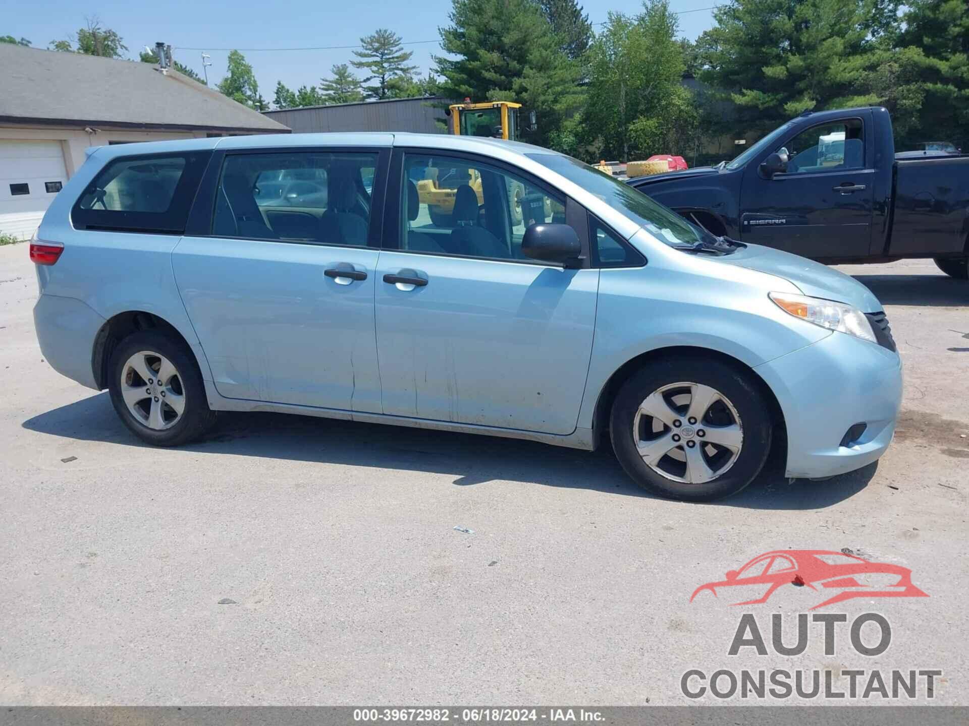 TOYOTA SIENNA 2016 - 5TDZK3DC4GS750290