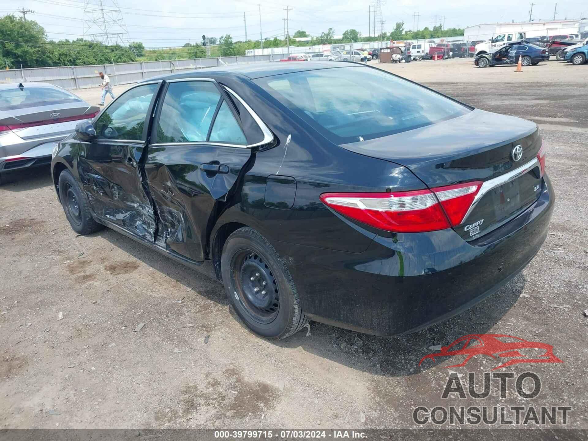 TOYOTA CAMRY 2016 - 4T4BF1FK1GR582300