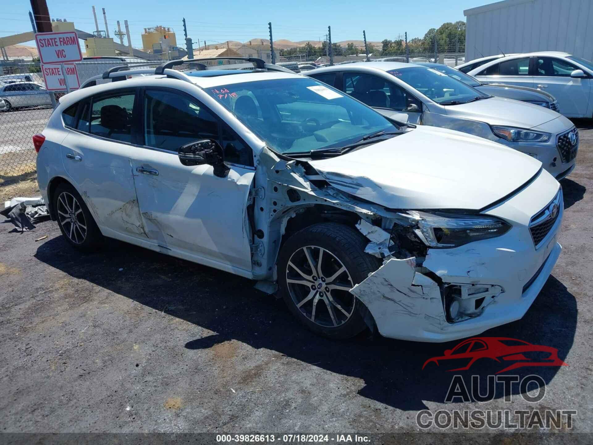 SUBARU IMPREZA 2017 - 4S3GTAU63H3732398