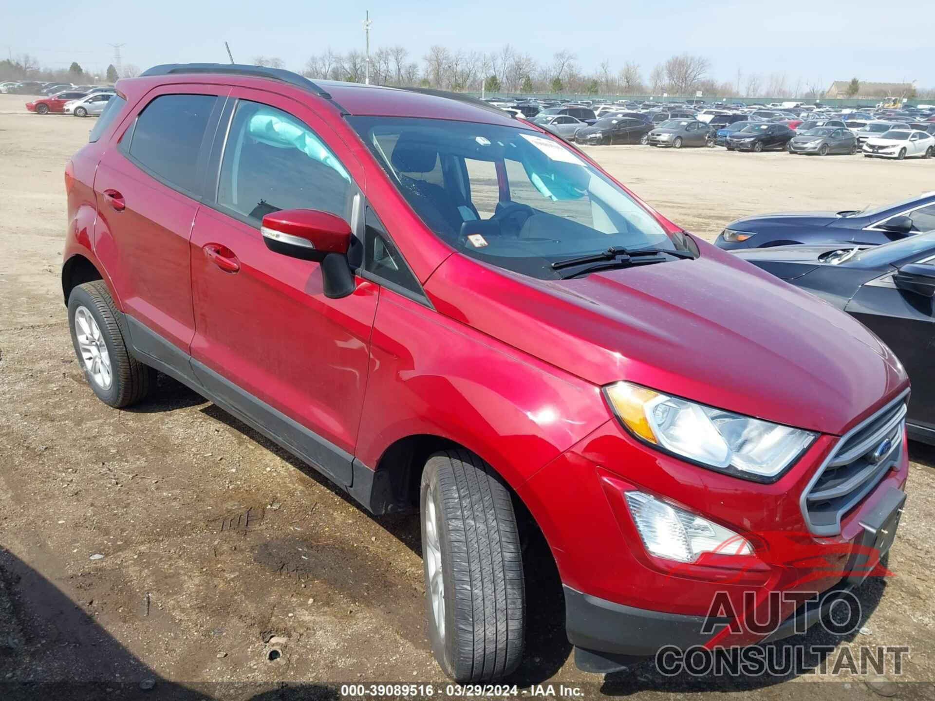 FORD ECOSPORT 2019 - MAJ6S3GL1KC253275