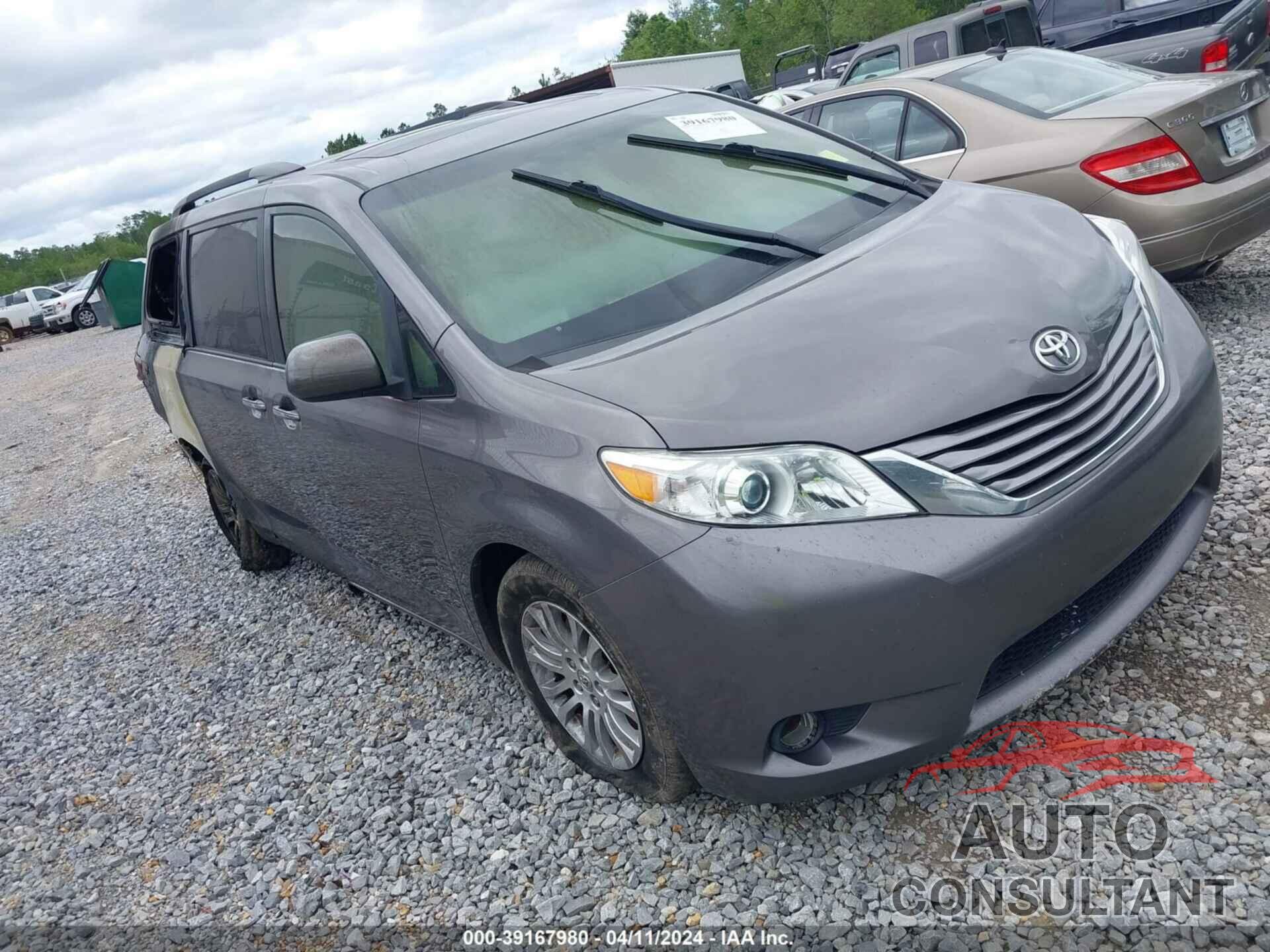 TOYOTA SIENNA 2016 - 5TDYK3DC9GS740043