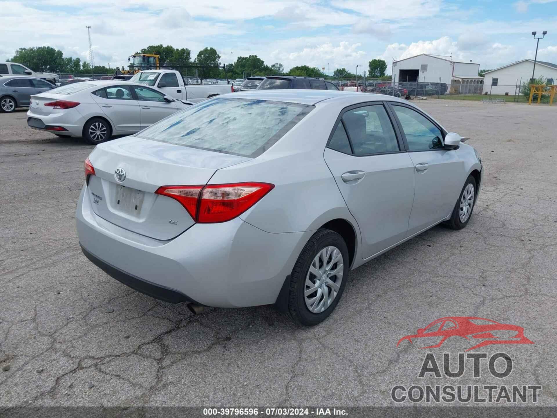 TOYOTA COROLLA 2019 - 2T1BURHEXKC210891