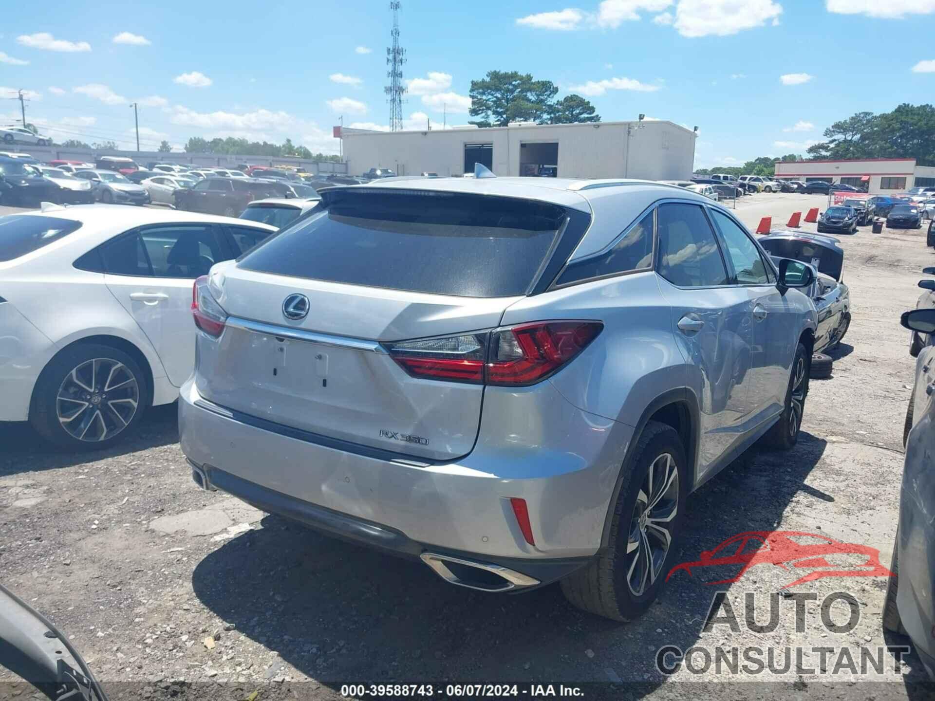 LEXUS RX 350 2016 - 2T2ZZMCA0GC029907