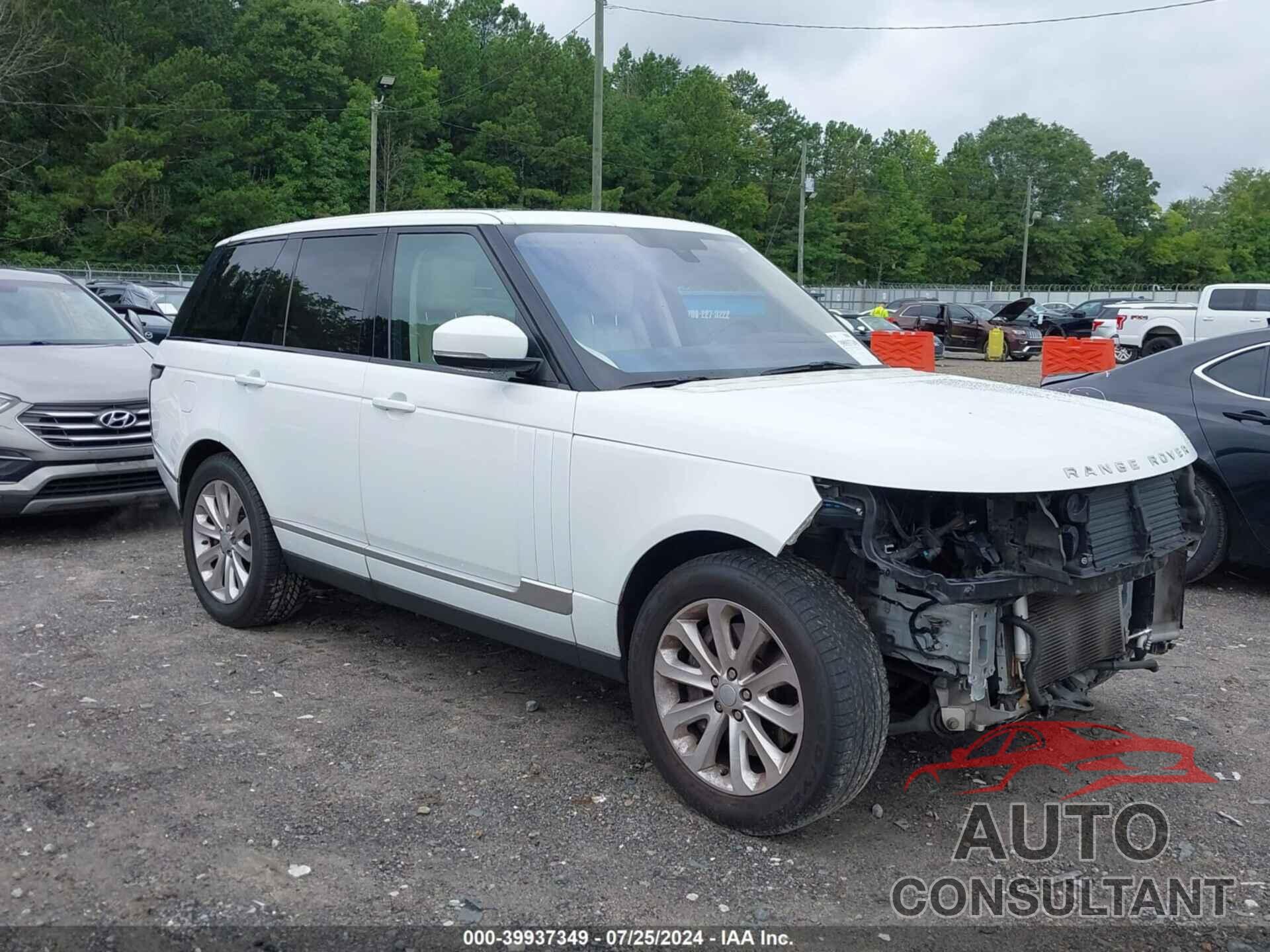 LAND ROVER RANGE ROVER 2016 - SALGS2PFXGA305002