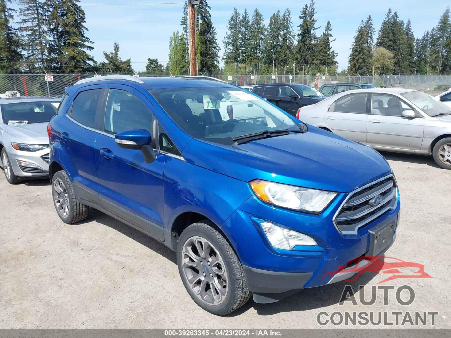 FORD ECOSPORT 2020 - MAJ6S3KL7LC354507