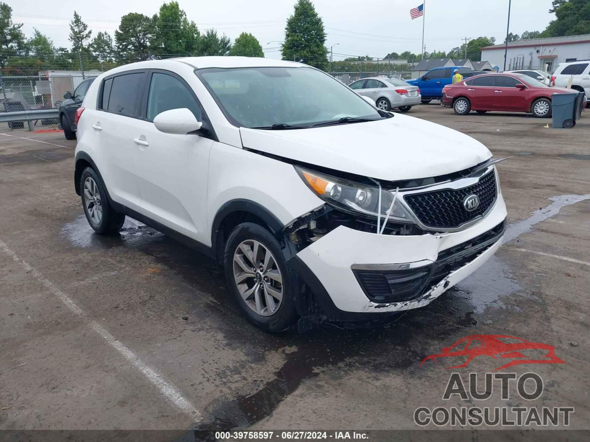 KIA SPORTAGE 2016 - KNDPB3AC0G7849940