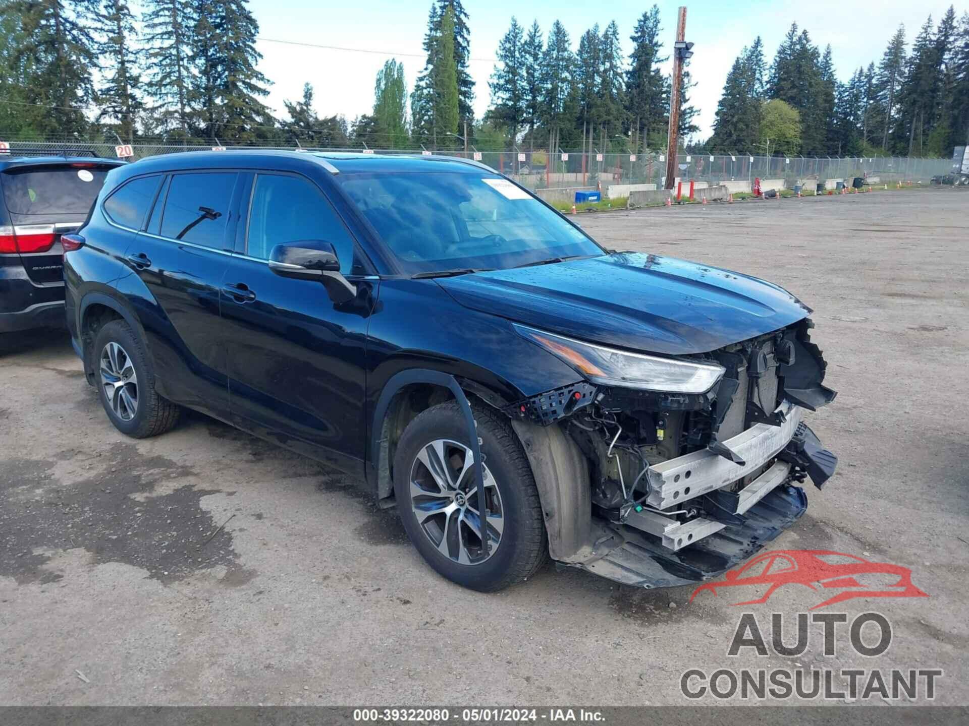 TOYOTA HIGHLANDER 2022 - 5TDGZRBH5NS233226