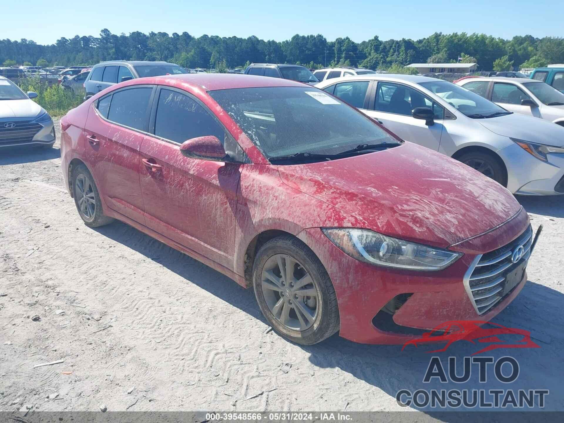 HYUNDAI ELANTRA 2017 - 5NPD84LF6HH123429