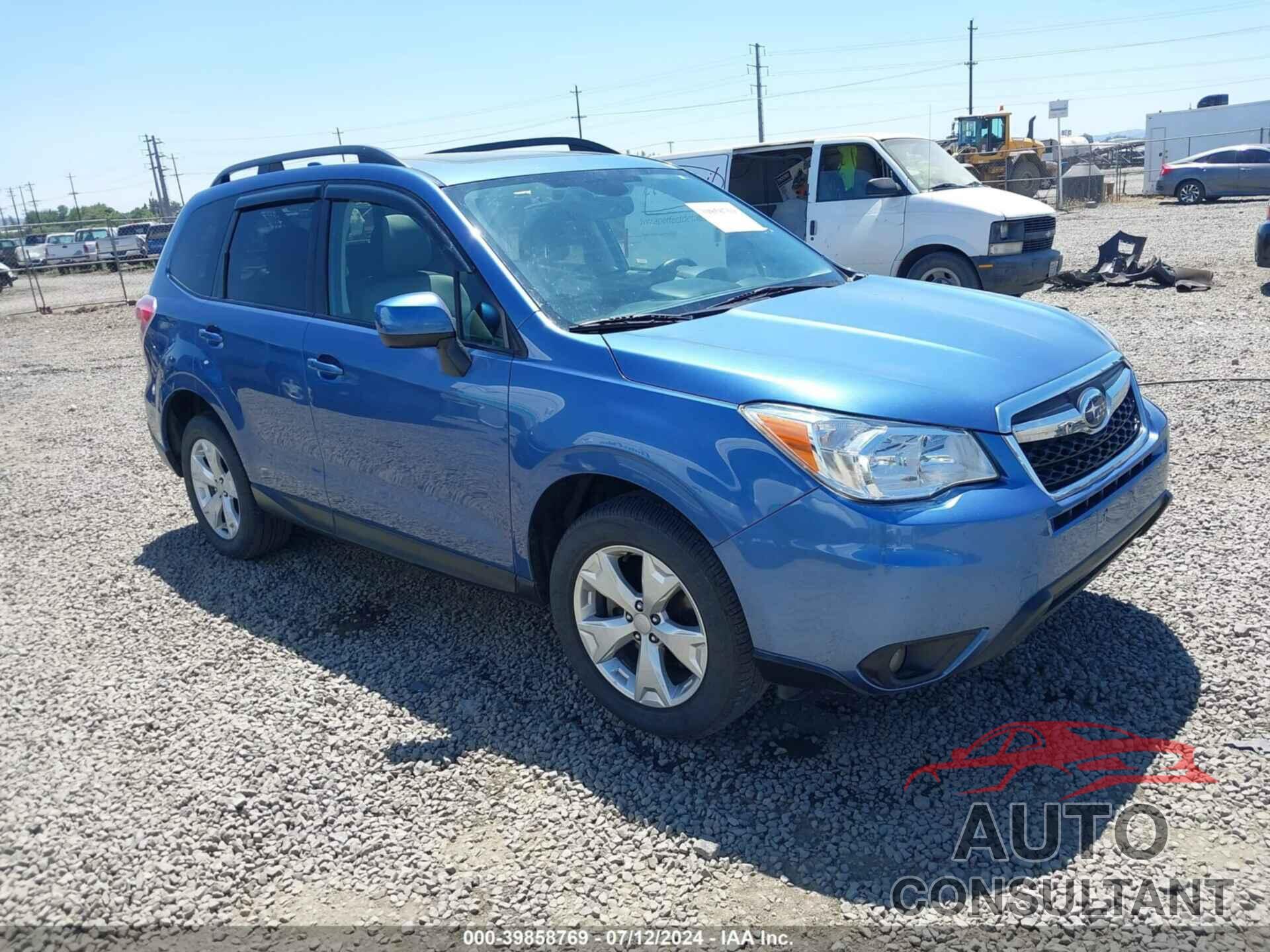 SUBARU FORESTER 2016 - JF2SJAFC6GH546814