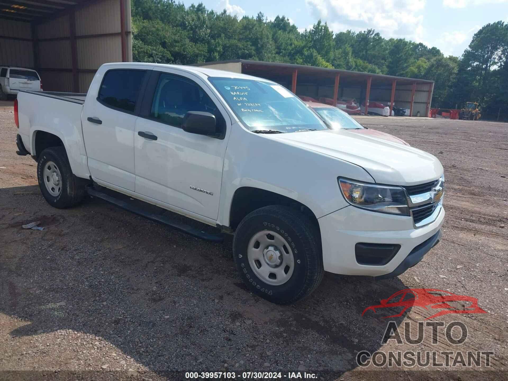 CHEVROLET COLORADO 2019 - 1GCGSBEN7K1103812