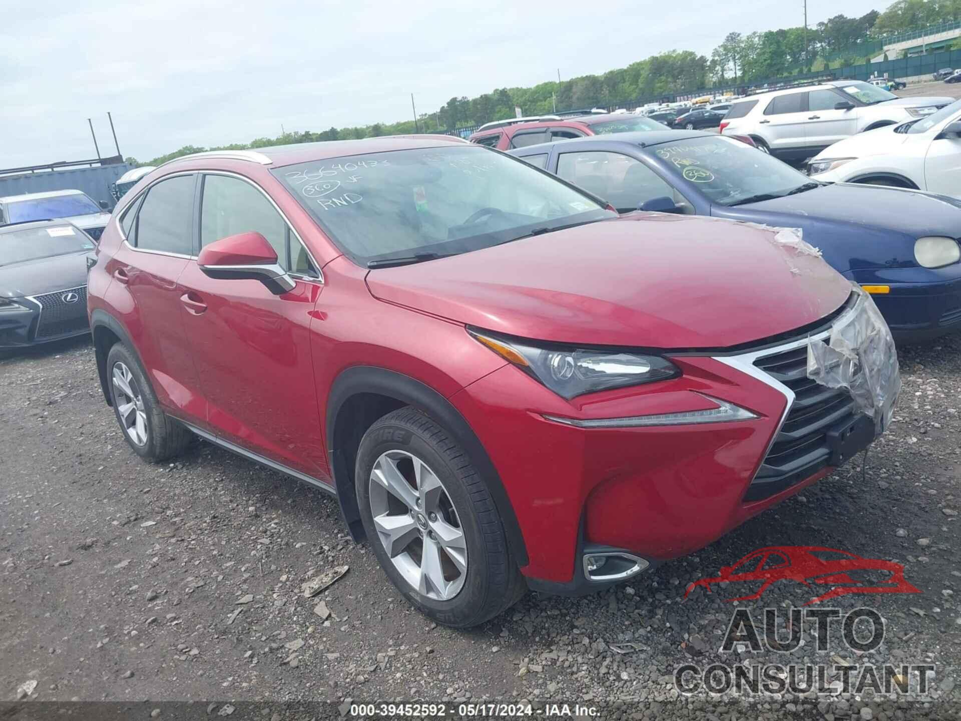 LEXUS NX 300H 2018 - JTJBJRBZ9J2082352