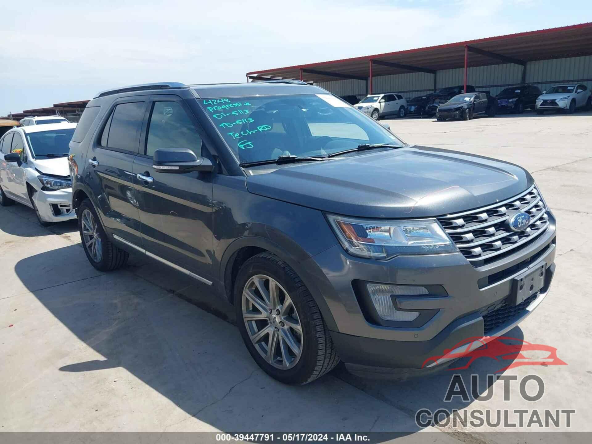 FORD EXPLORER 2017 - 1FM5K7F85HGC92555