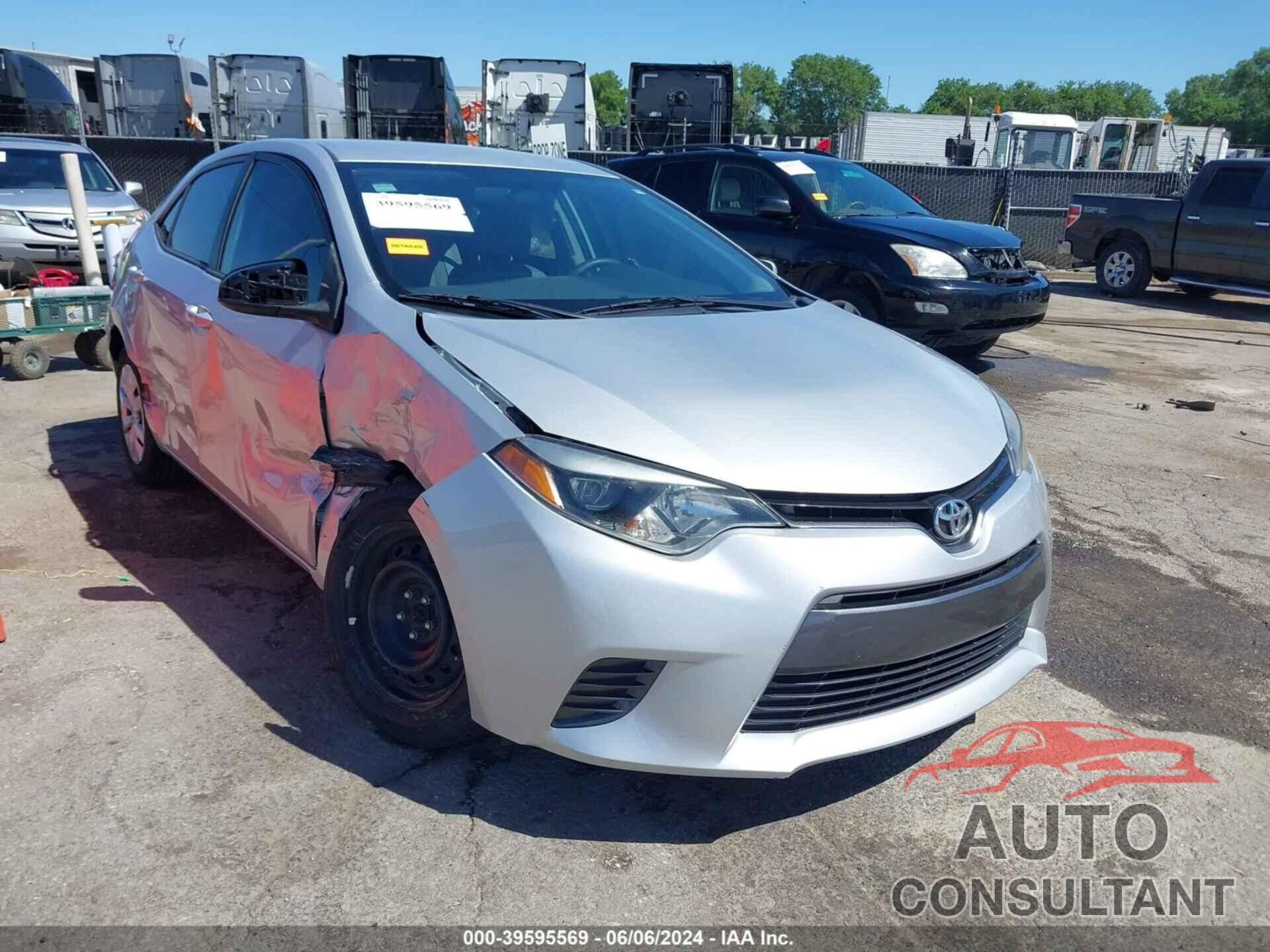 TOYOTA COROLLA 2016 - 5YFBURHE0GP565432