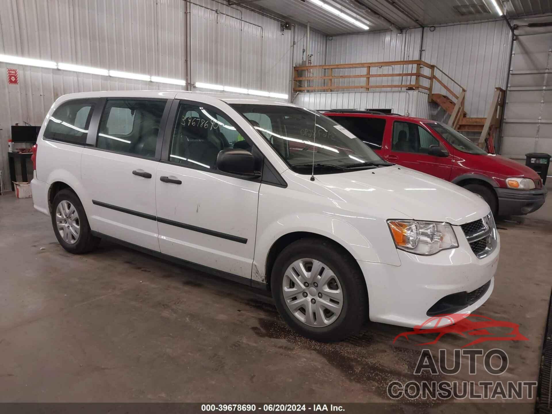 DODGE GRAND CARAVAN 2016 - 2C4RDGBG3GR320606