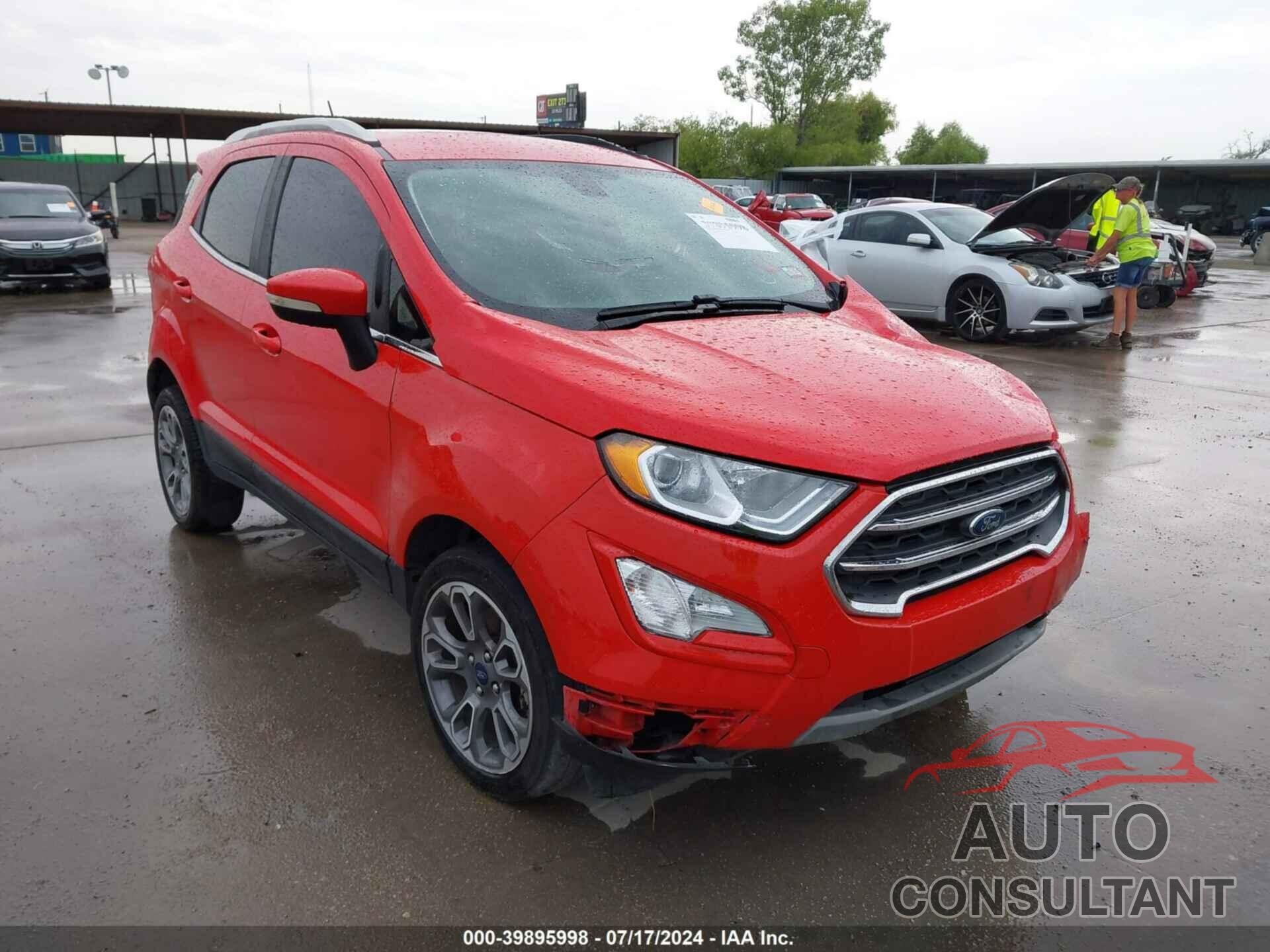 FORD ECOSPORT 2019 - MAJ6S3KL7KC267625