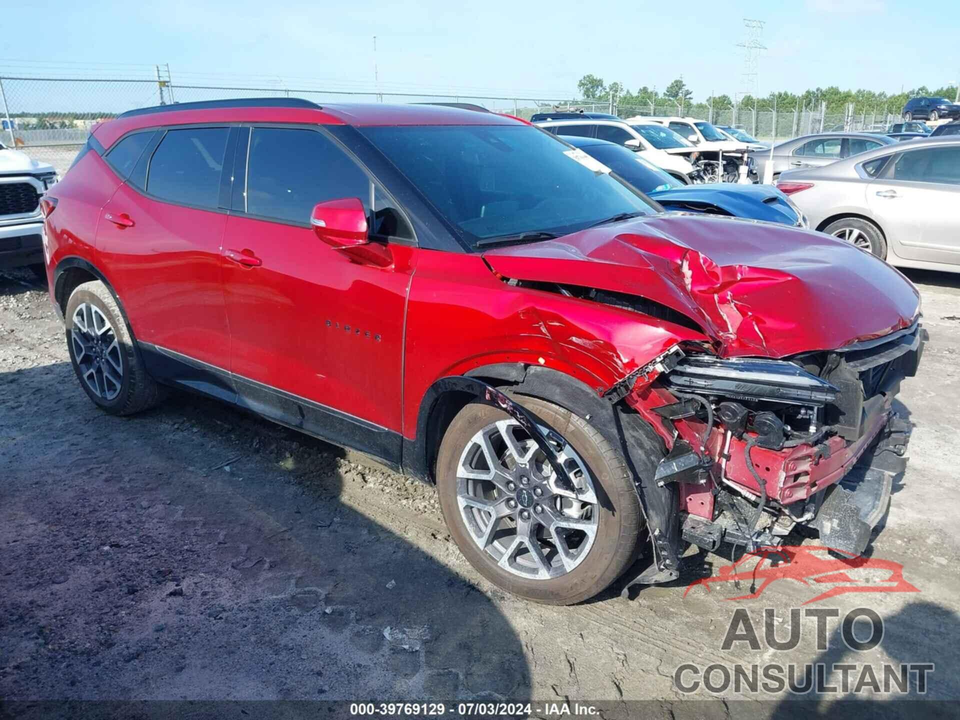 CHEVROLET BLAZER 2023 - 3GNKBERS7PS156857