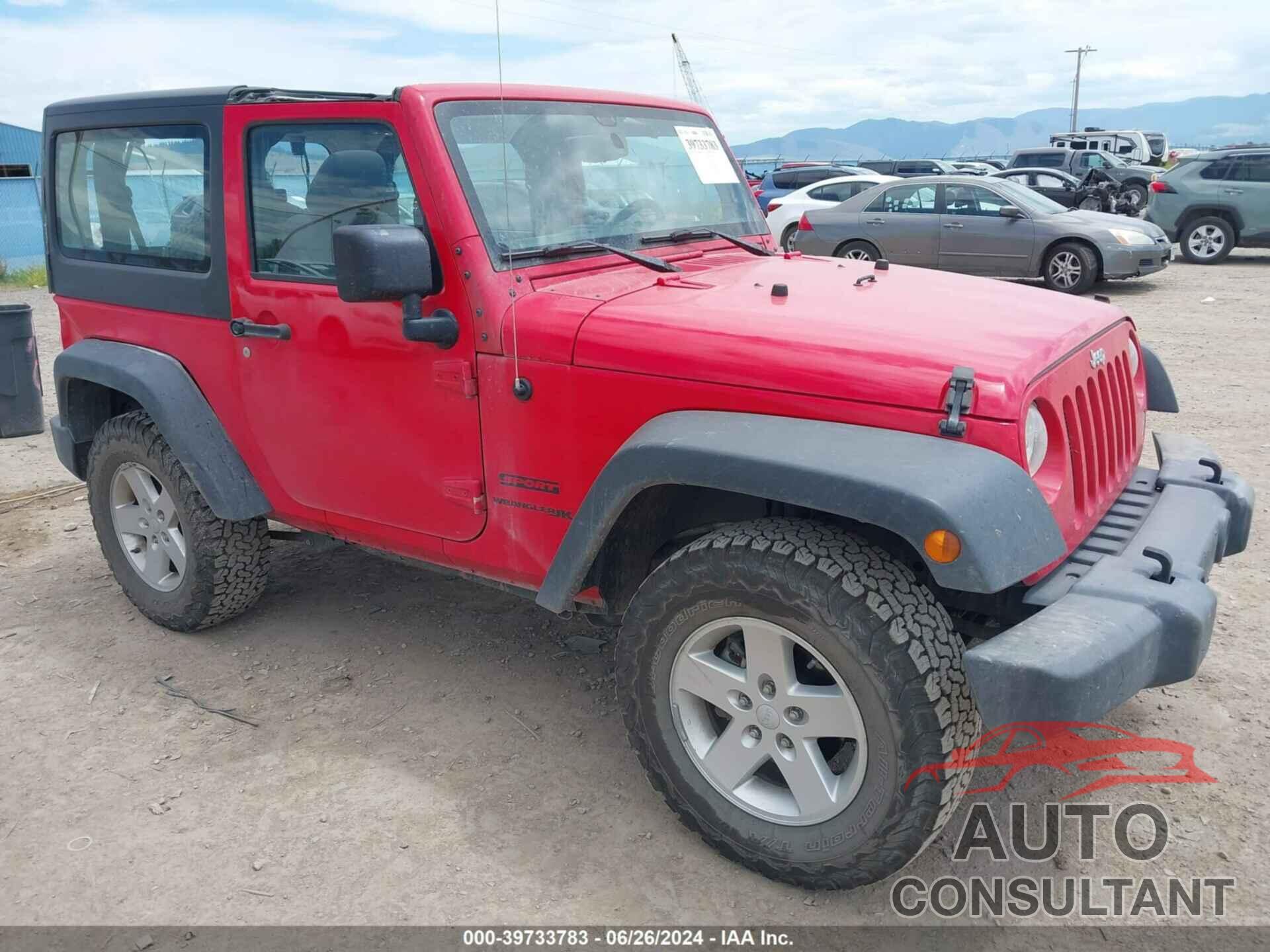 JEEP WRANGLER JK 2018 - 1C4AJWAG2JL828549