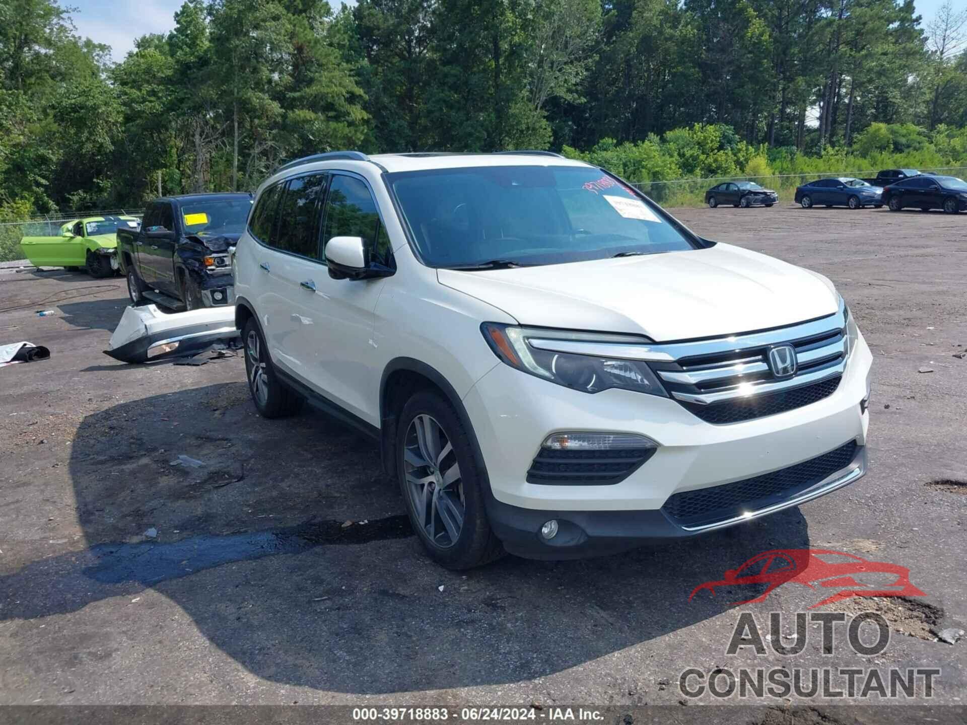 HONDA PILOT 2016 - 5FNYF5H91GB057756