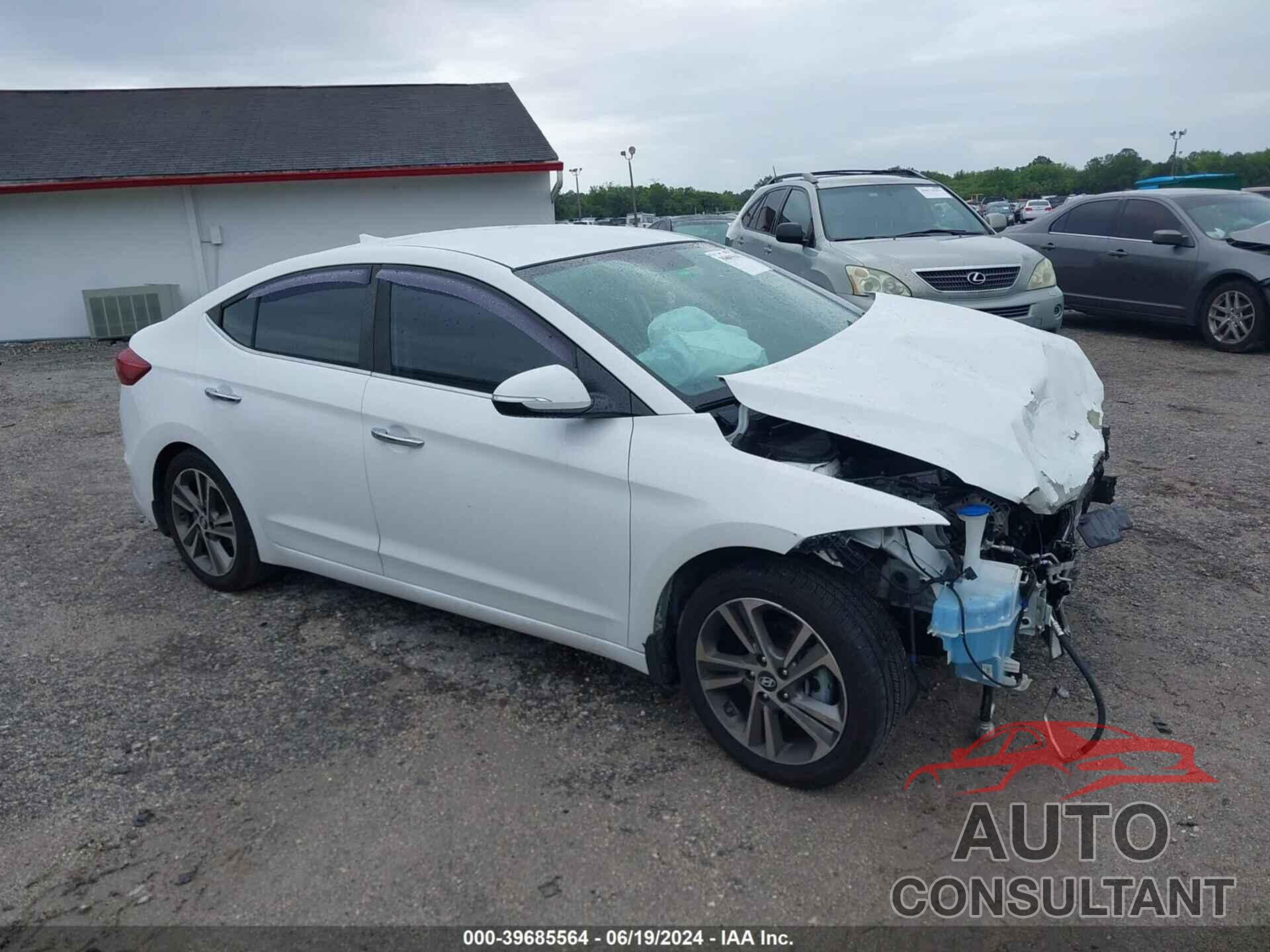 HYUNDAI ELANTRA 2017 - 5NPD84LF0HH053541