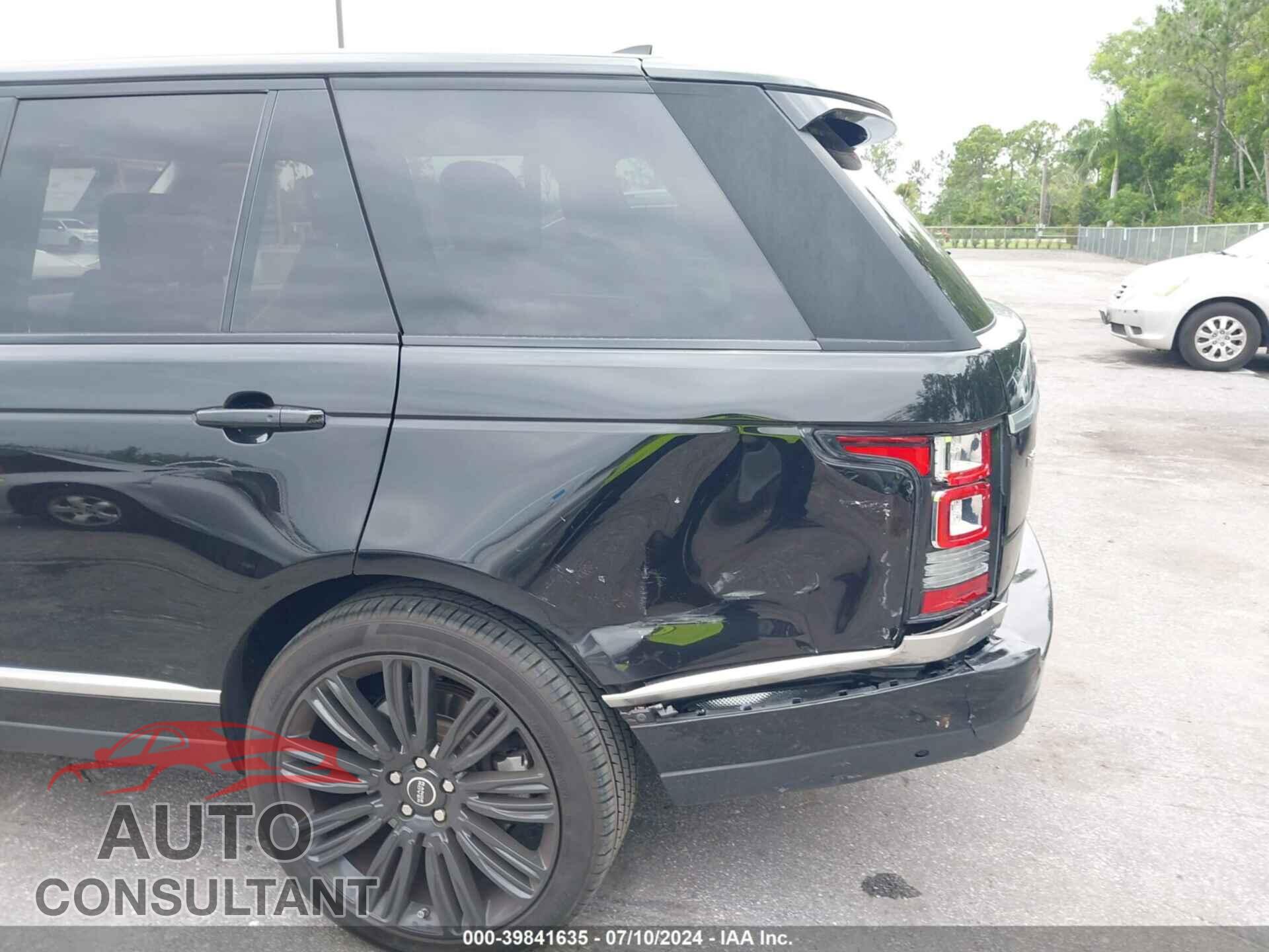 LAND ROVER RANGE ROVER 2017 - SALGS2FVXHA361953