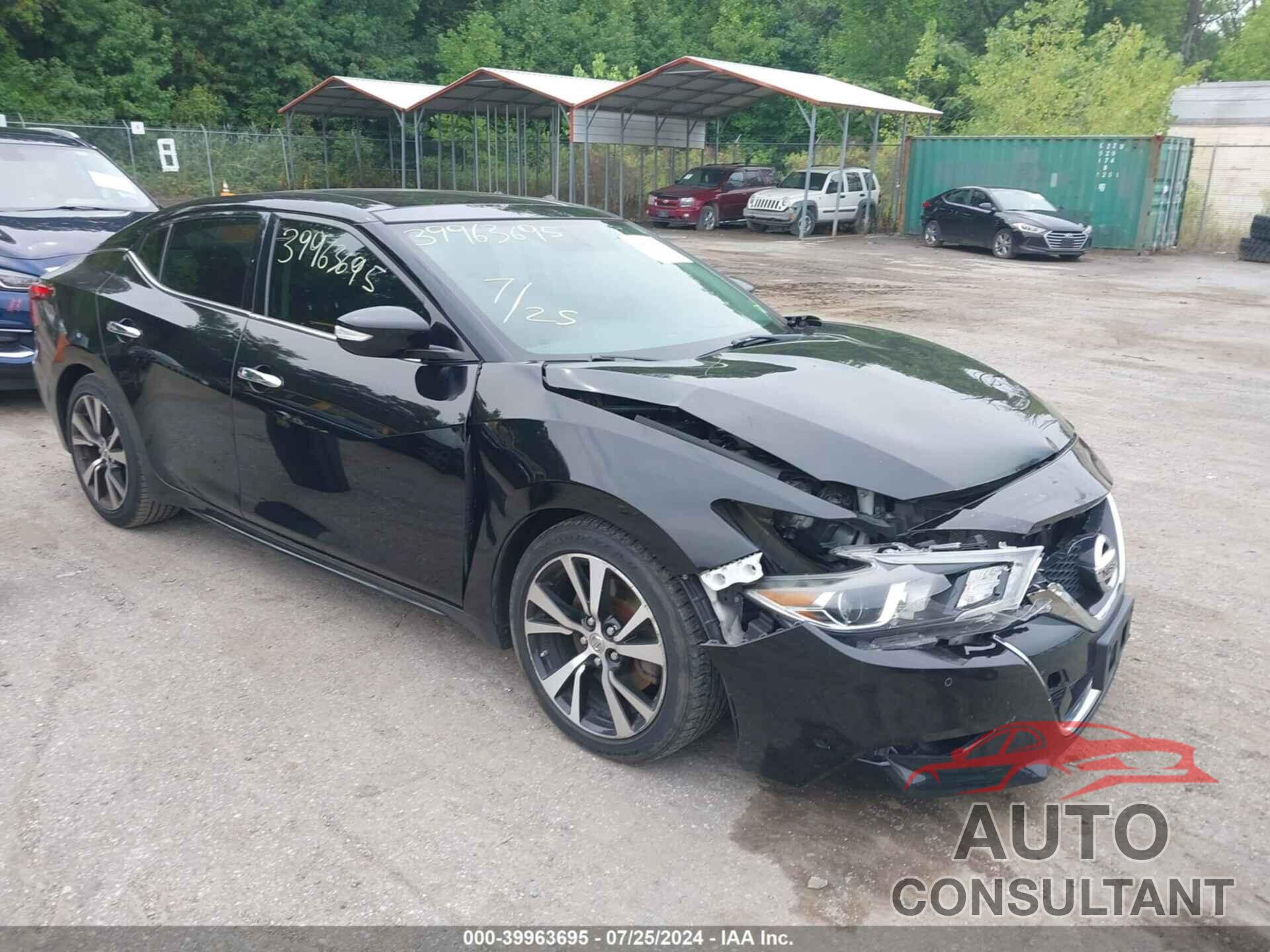 NISSAN MAXIMA 2018 - 1N4AA6AP4JC387982