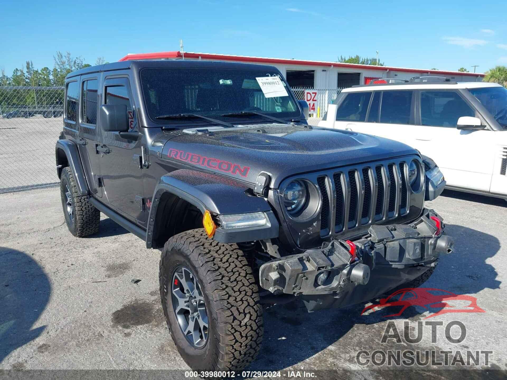 JEEP WRANGLER UNLIMITED 2019 - 1C4HJXFG0KW610221