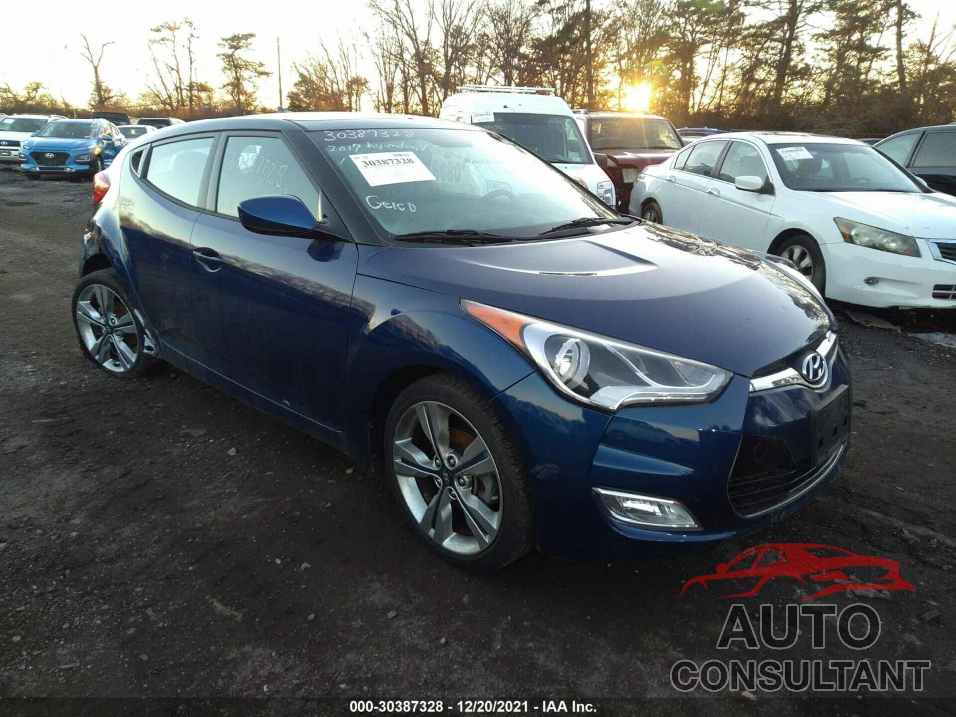 HYUNDAI VELOSTER 2017 - KMHTC6AD7HU317041