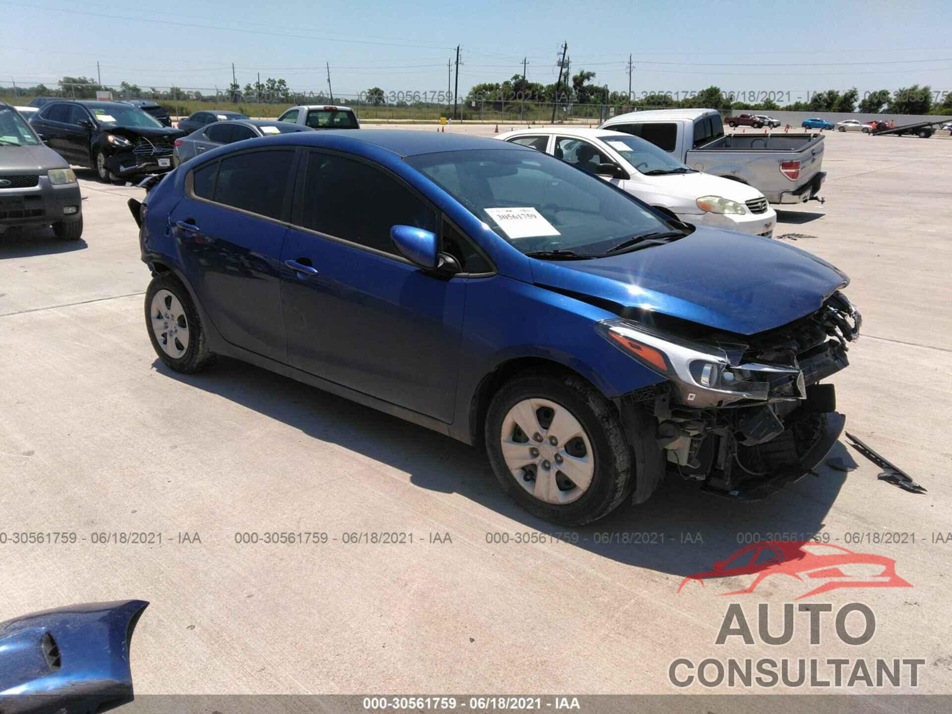 KIA FORTE 2017 - 3KPFK4A78HE147855