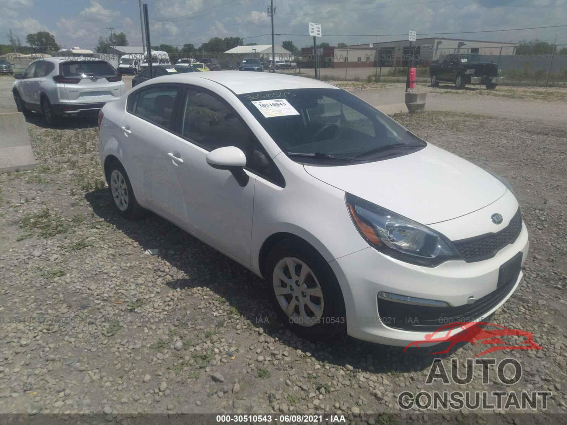 KIA RIO 2016 - KNADM4A38G6561153