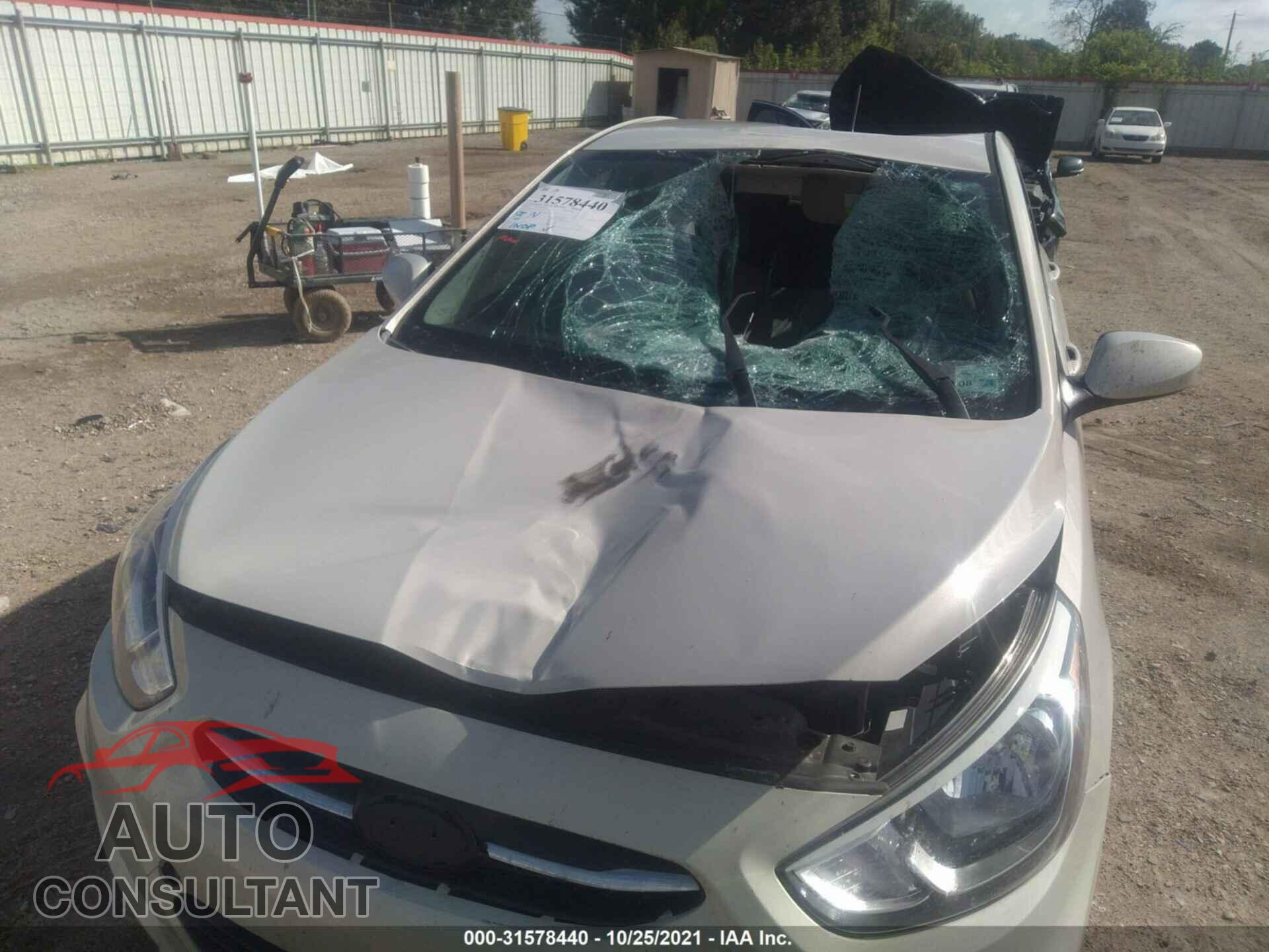 HYUNDAI ACCENT 2016 - KMHCT4AE8GU123792