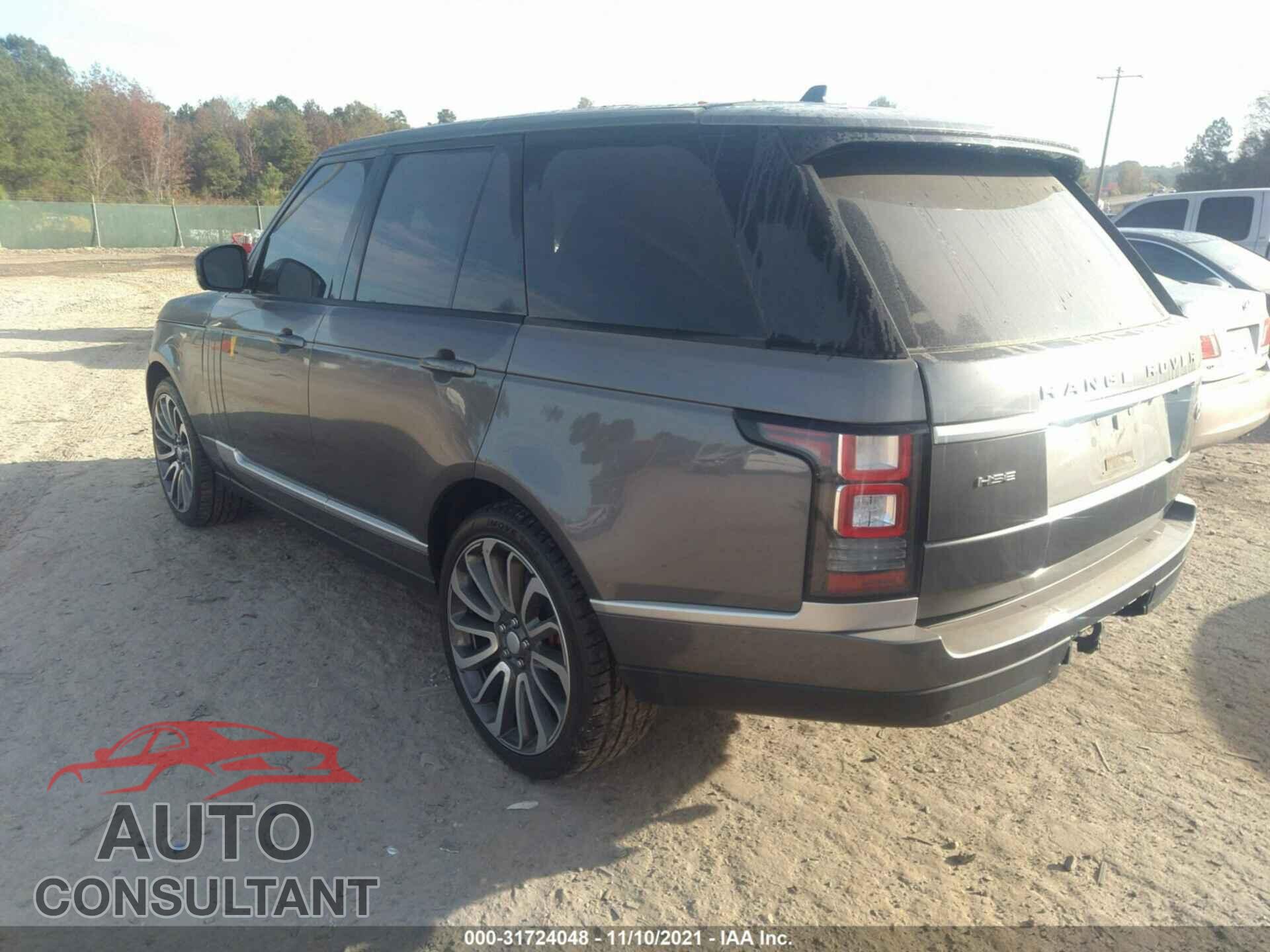 LAND ROVER RANGE ROVER 2016 - SALGS2VF1GA265217