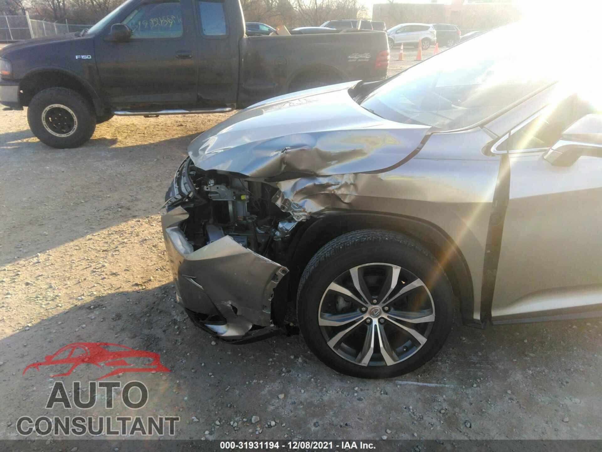 LEXUS RX 2017 - 2T2ZZMCA2HC075143