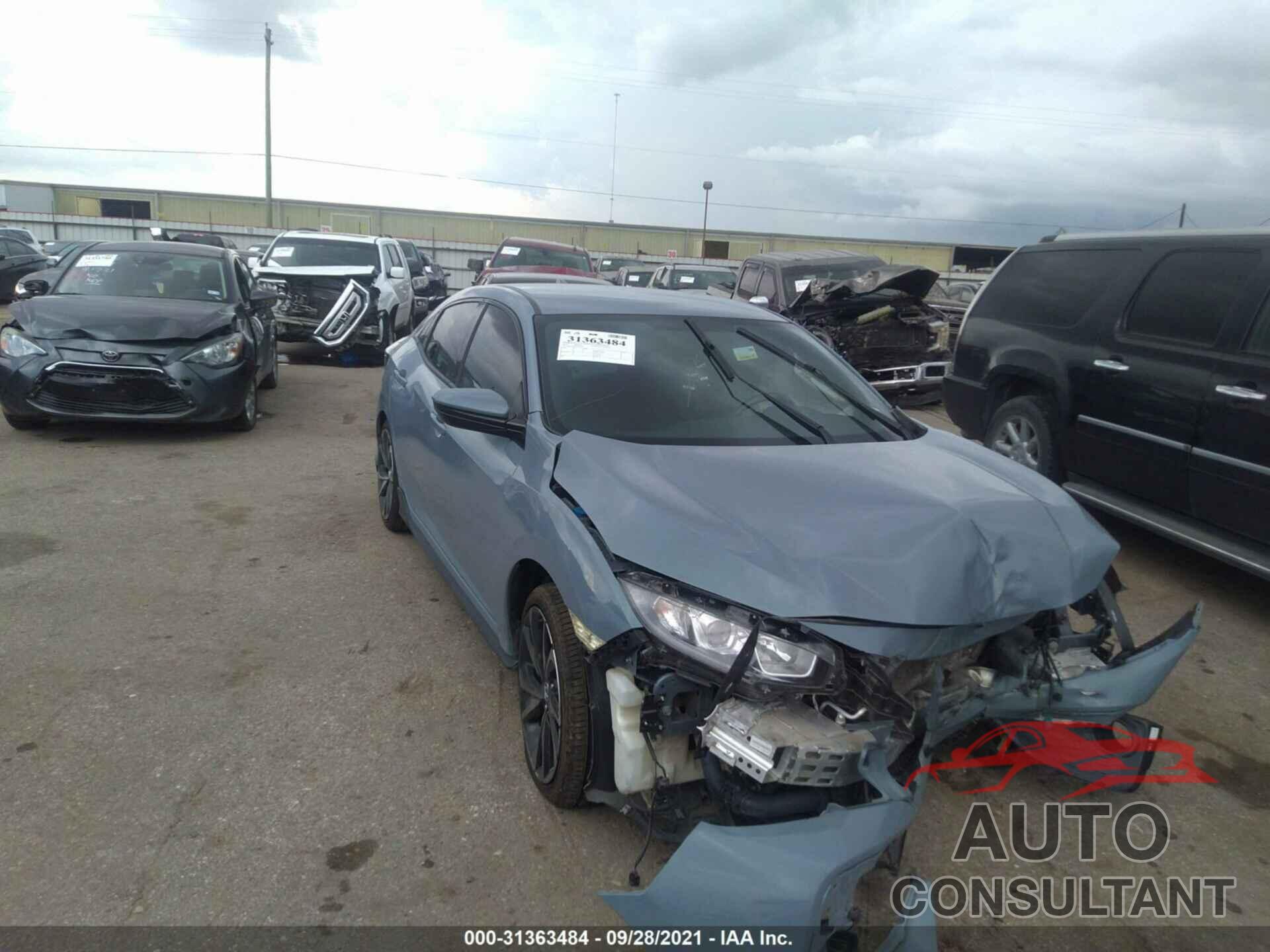 HONDA CIVIC HATCHBACK 2018 - SHHFK7H4XJU201443