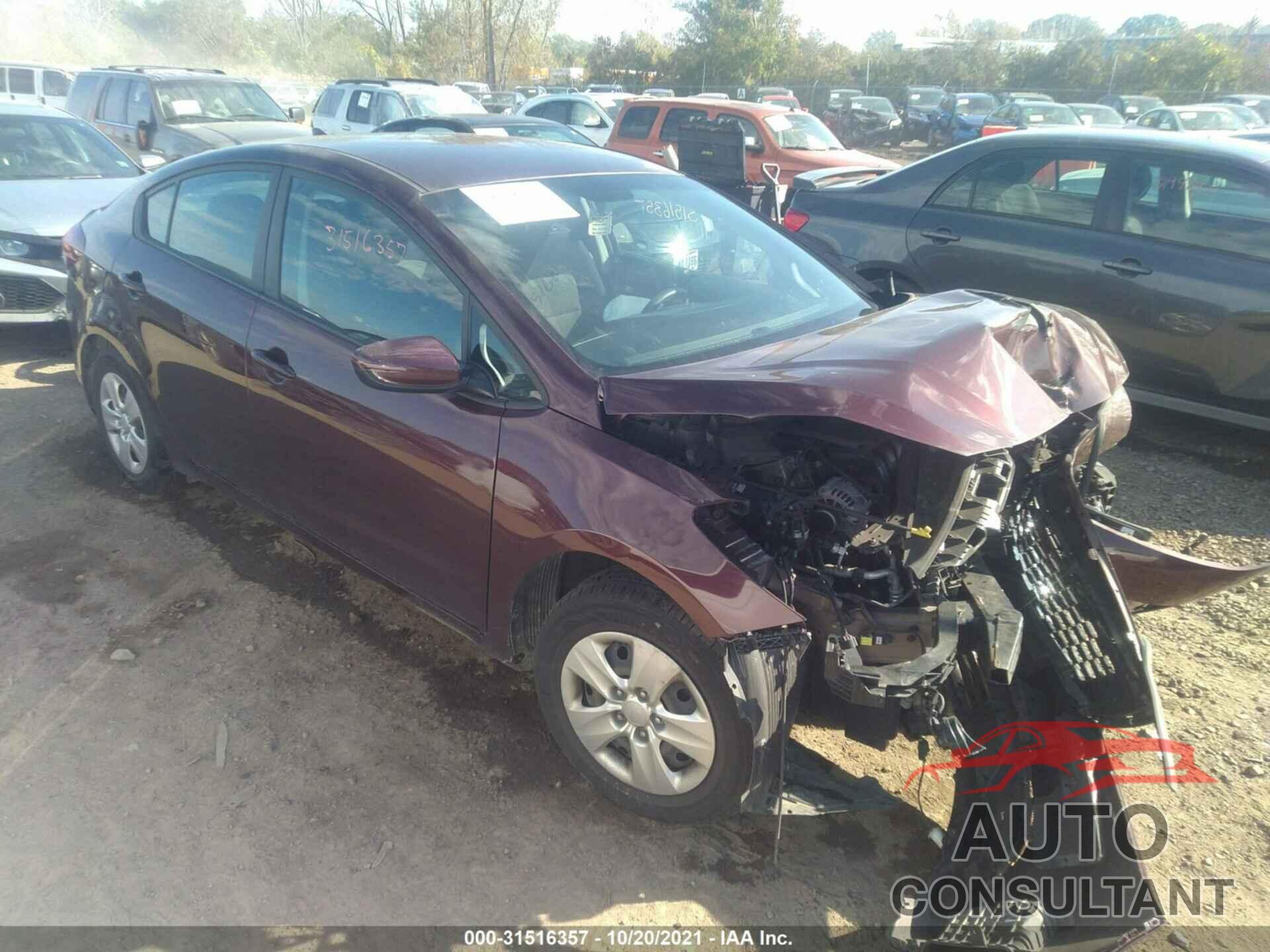 KIA FORTE 2017 - 3KPFK4A72HE149584