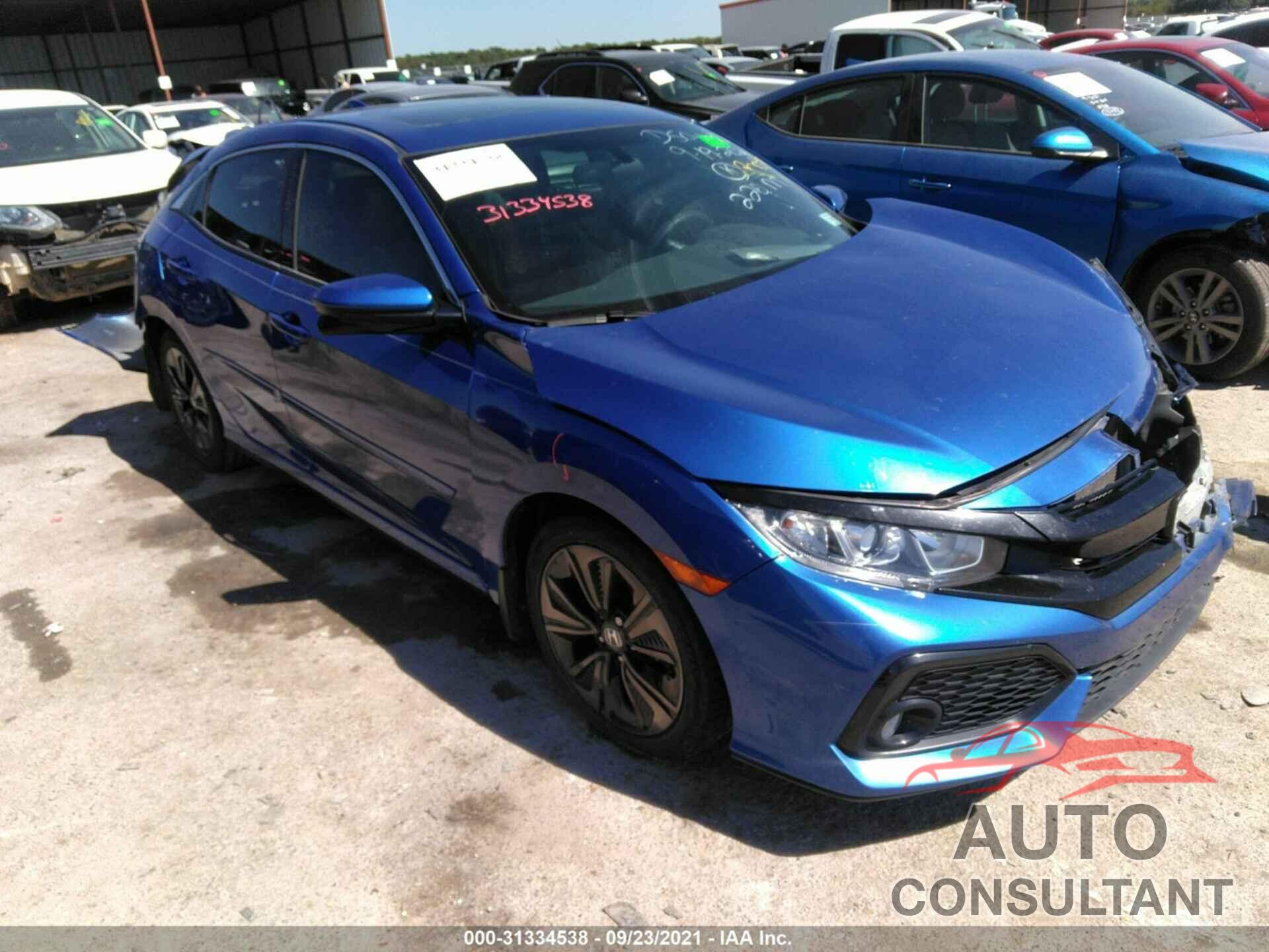 HONDA CIVIC HATCHBACK 2018 - SHHFK7H54JU240327