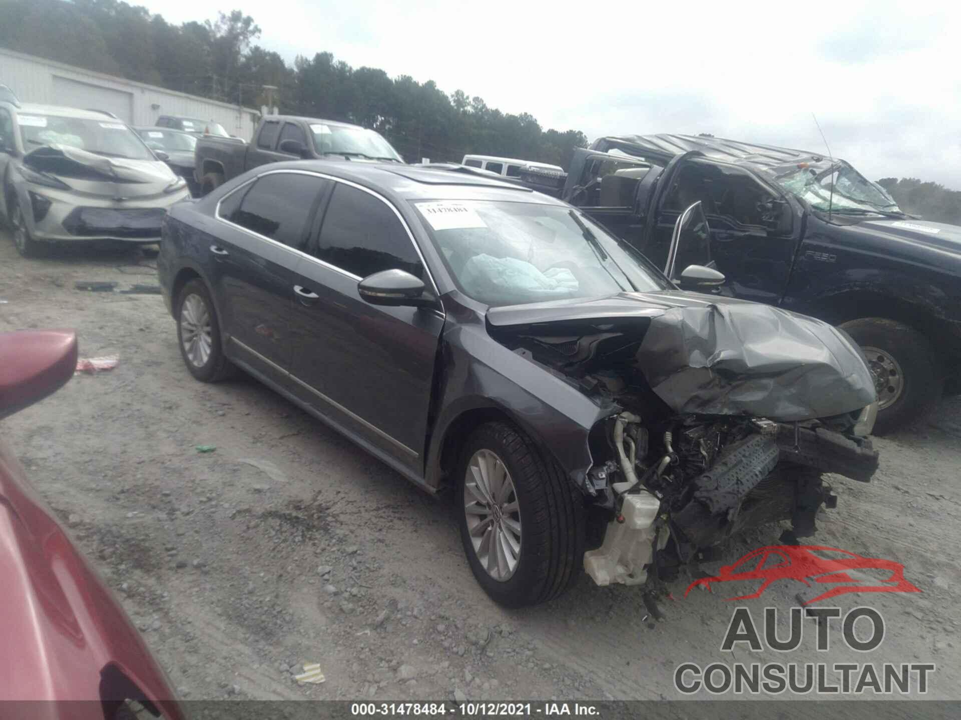 VOLKSWAGEN PASSAT 2016 - 1VWBS7A39GC041706