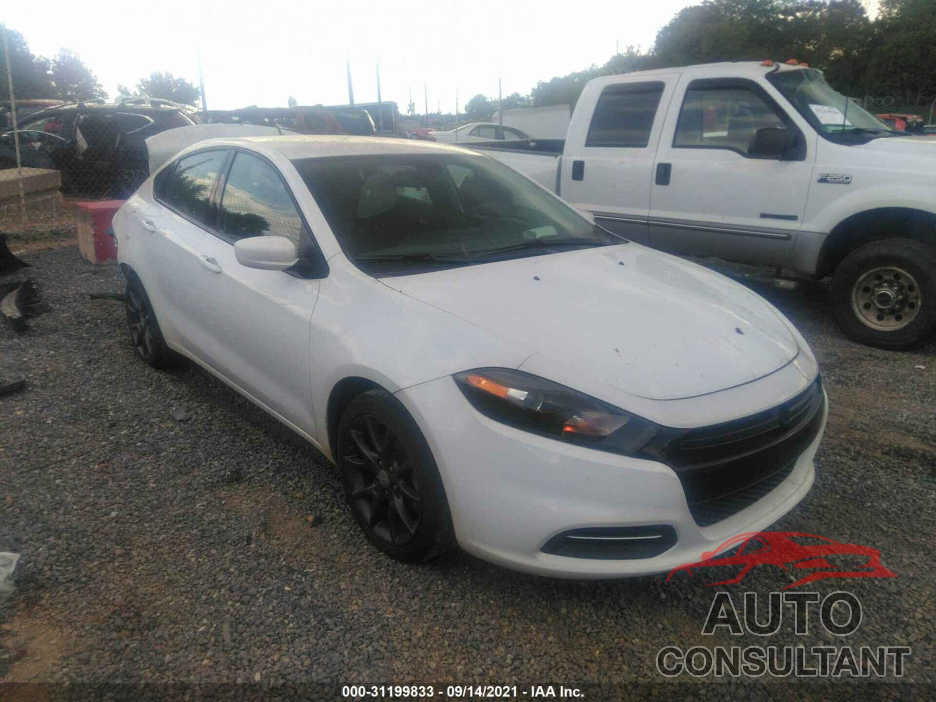 DODGE DART 2016 - 1C3CDFAA8GD767470