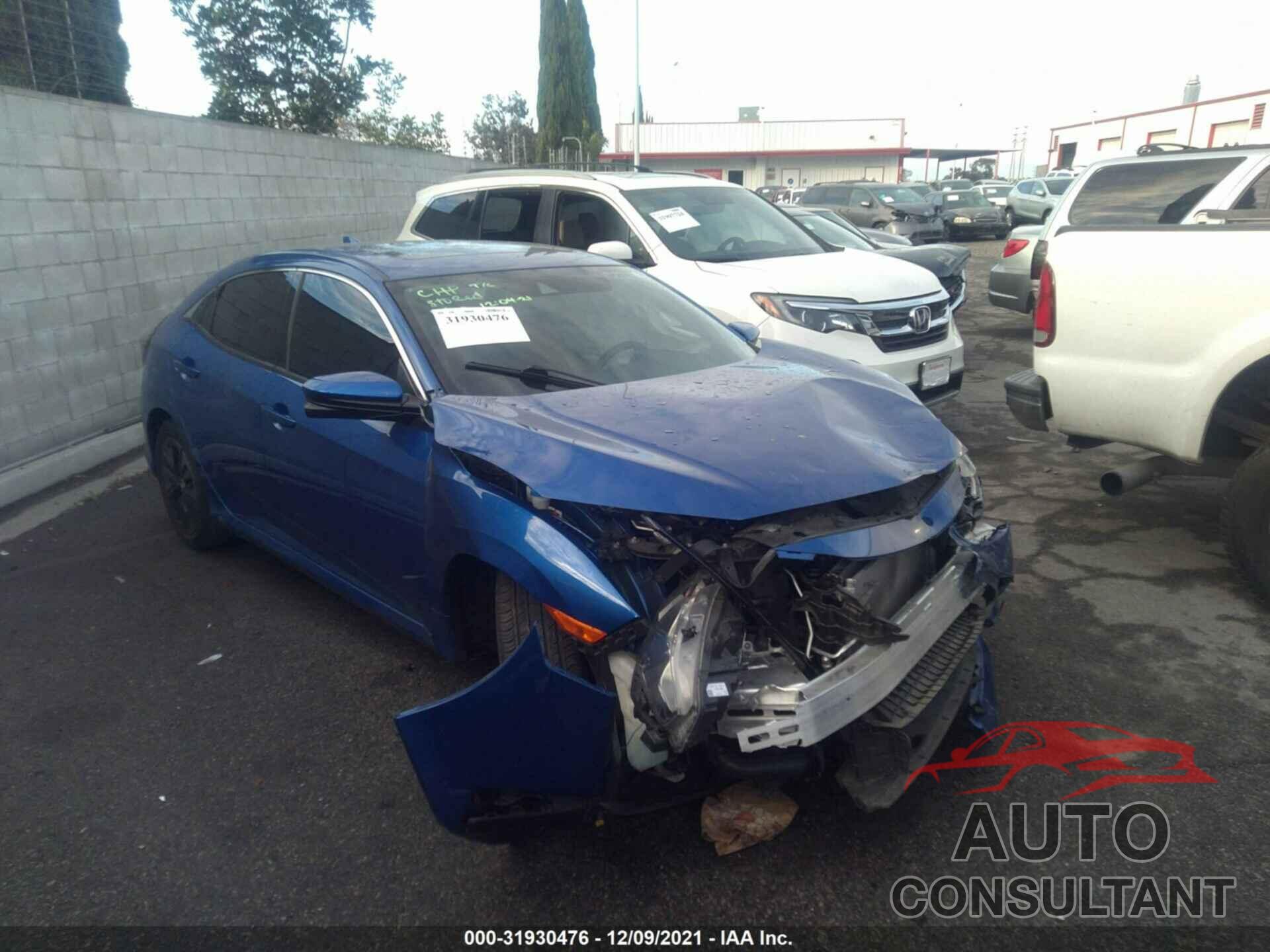 HONDA CIVIC HATCHBACK 2019 - SHHFK7H64KU424001